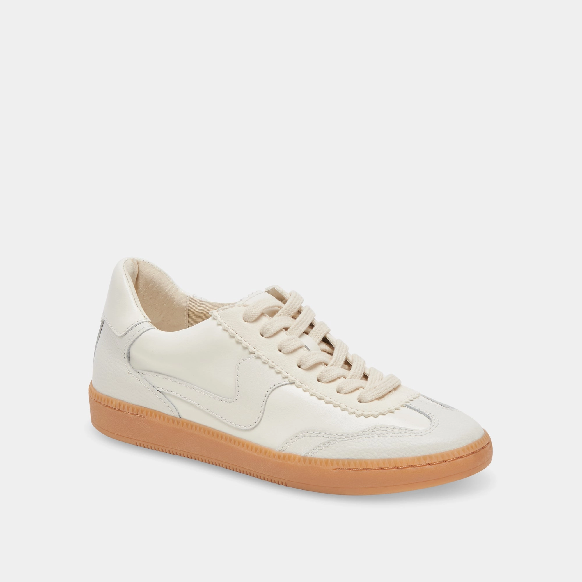Ventilated Insole NOTICE SNEAKERS WHITE LEATHER