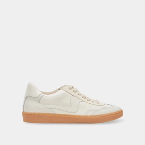 NOTICE SNEAKERS WHITE LEATHER Reinforced Toe Guard