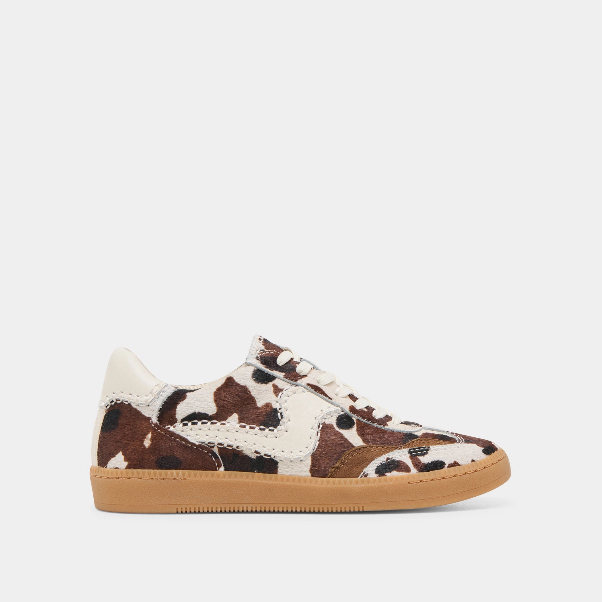 Short Walks NOTICE STITCH SNEAKERS COCOA TAURUS CALF HAIR
