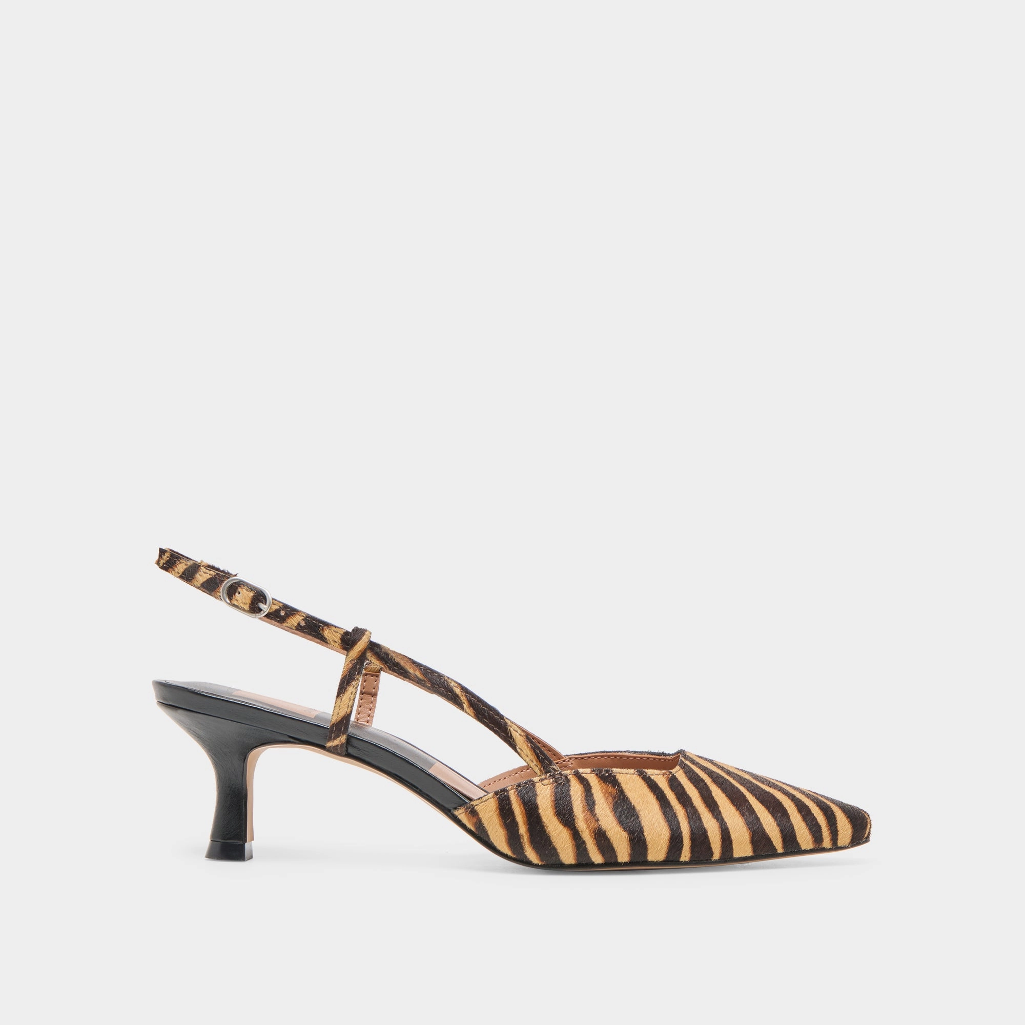 Shopping Day Leg Line ODELA HEELS TIGER CALF HAIR