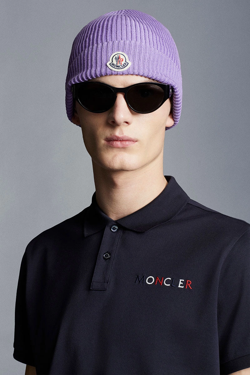 Reinforced Shoulders GarmentWashed Texture Logo Embroidered Polo Shirt