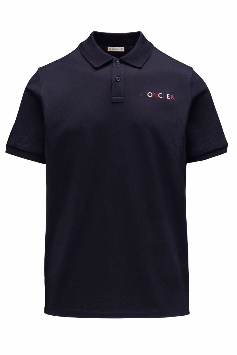 Logo Embroidered Polo Shirt Perfect Layering Chic Appearance