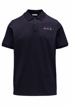 Logo Embroidered Polo Shirt Perfect Layering Chic Appearance