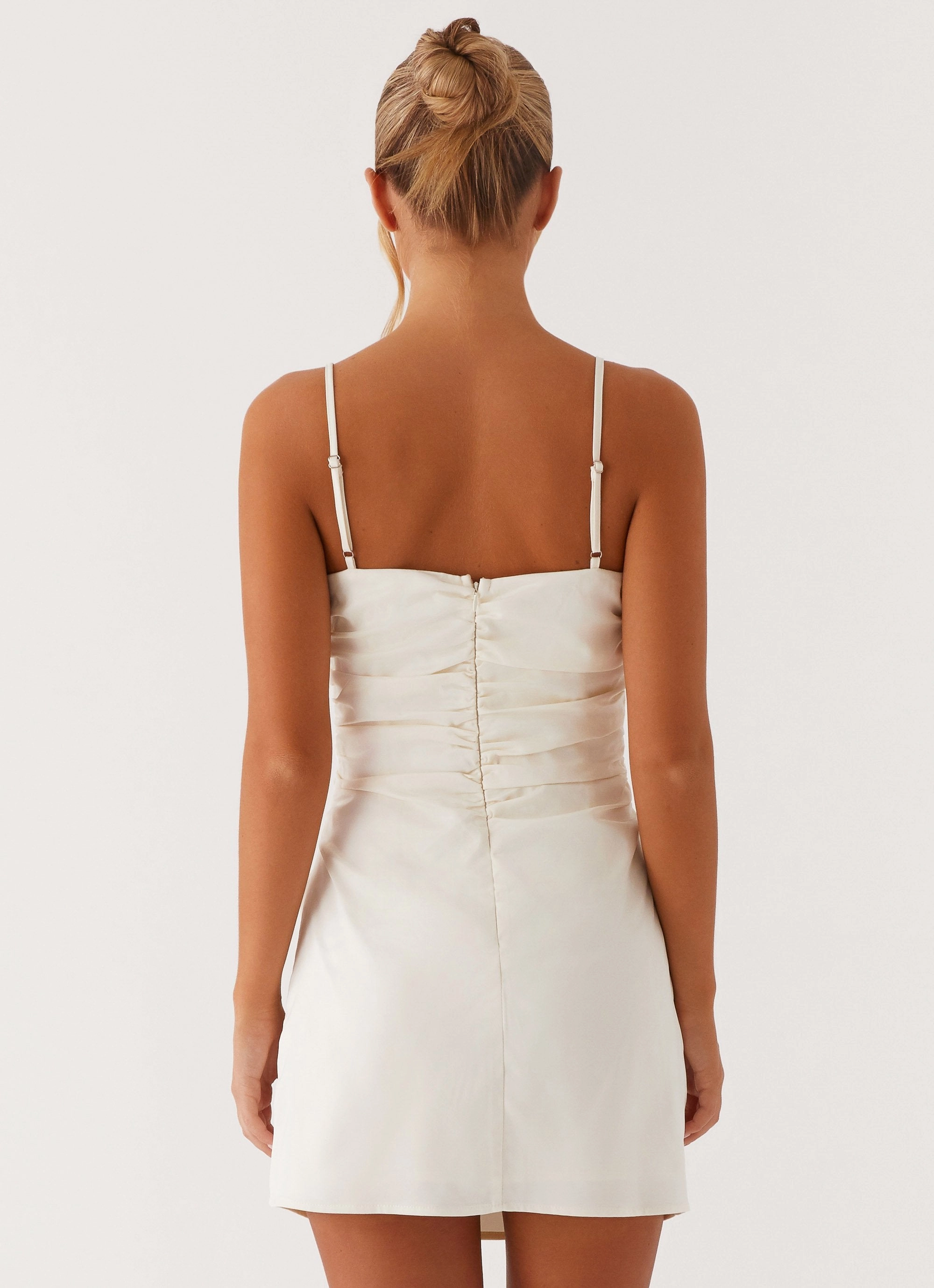 Last Summer Mini Dress - Ivory Fit Mood Feminine Details