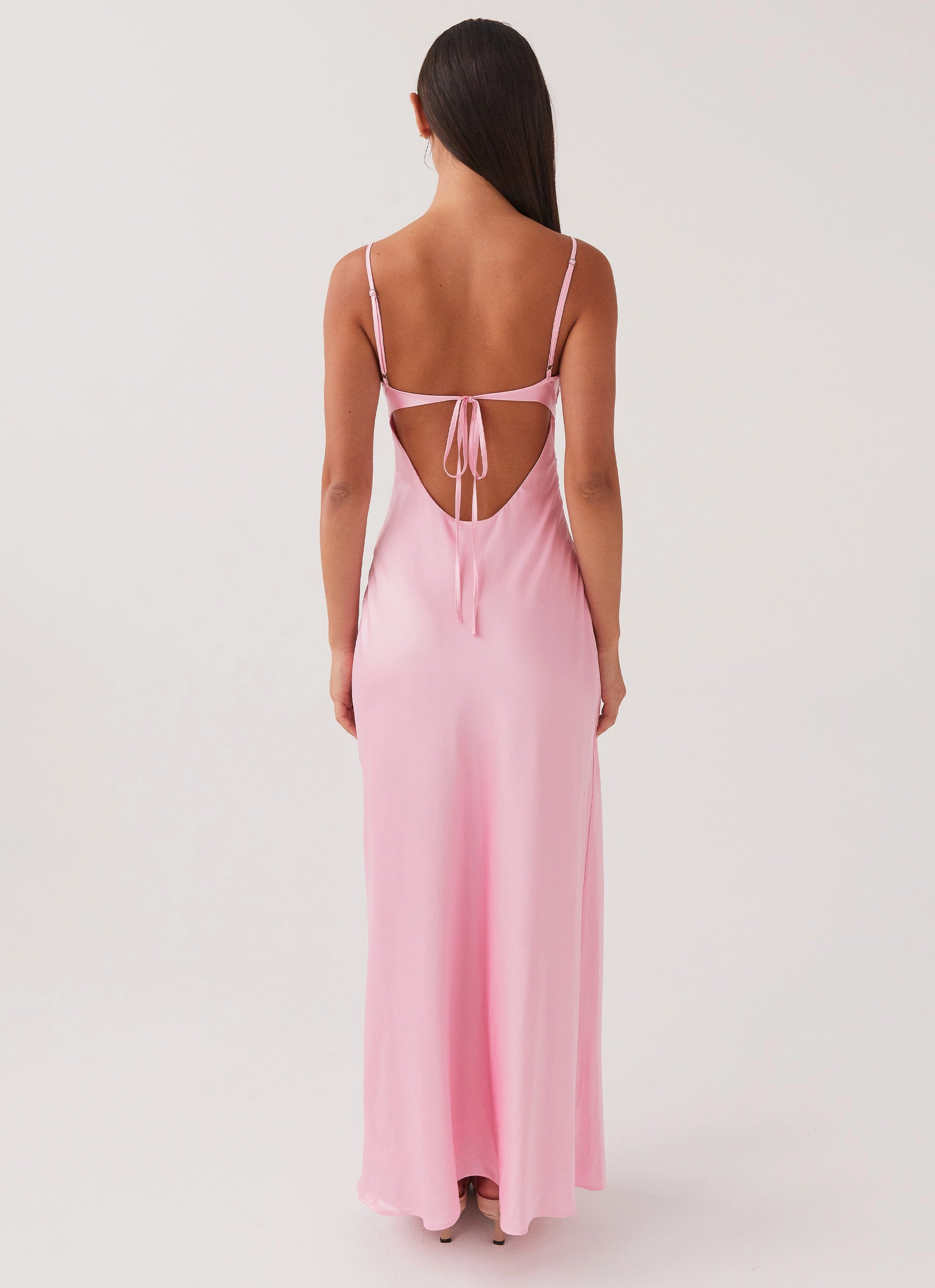 Classic wrap dress Flexible Style Pretty In Pink Maxi Dress - Rose Quartz
