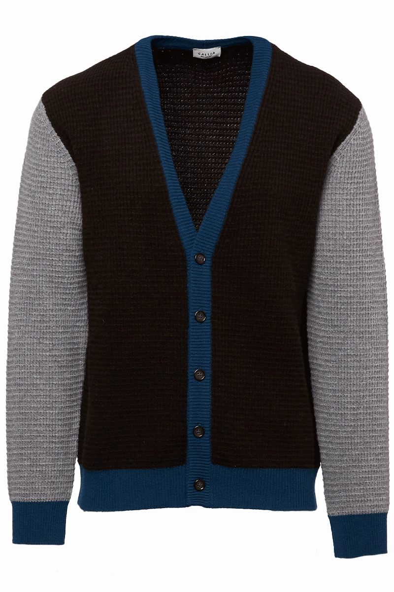 Ascot Waffle Stitch Cardigan Relaxed Style Casual Wear Fit