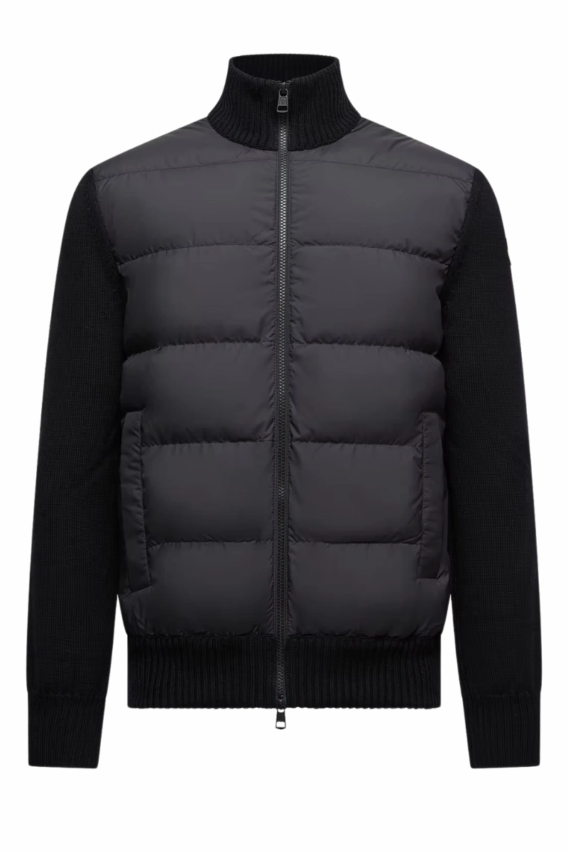 StretchFit Silhouette OdorResistantTreatment Padded Zip-Up Cardigan