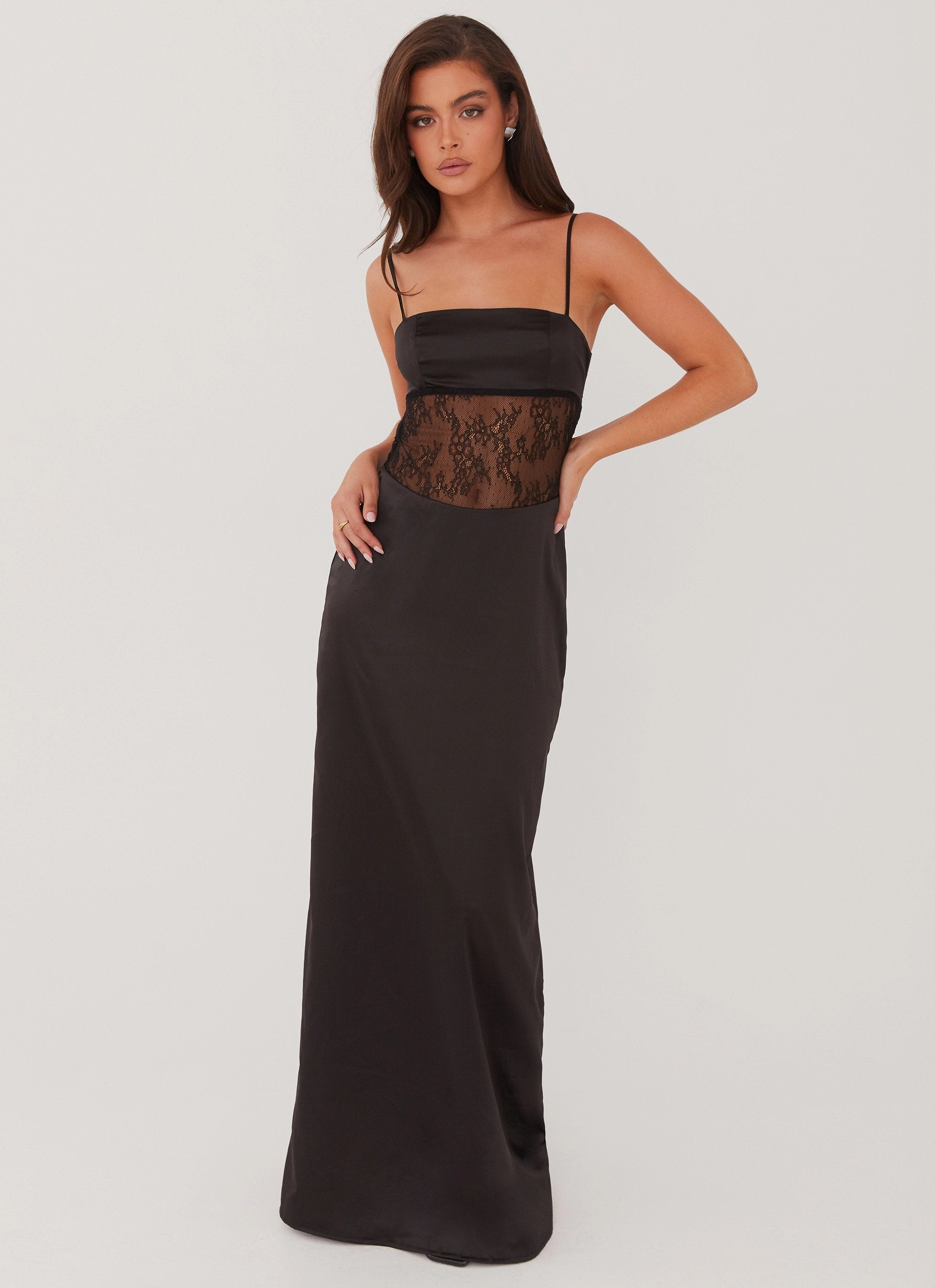 Palais Royale Lace Maxi Dress - Black Perfectly Crafted