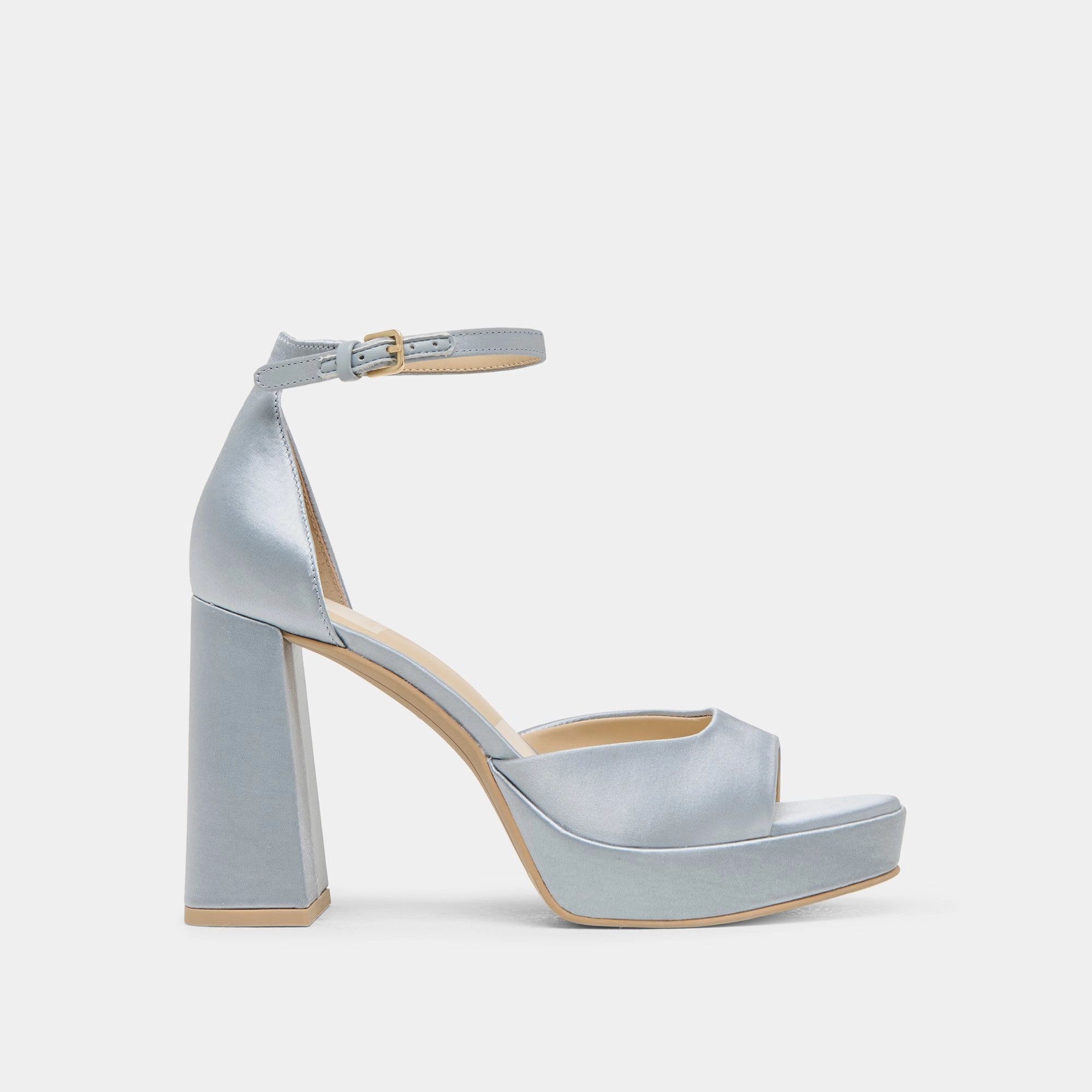 Urban Style PANDRO HEELS LIGHT BLUE SATIN
