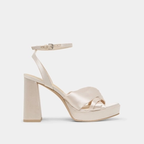 Quick Fit PARLO HEELS IVORY SATIN