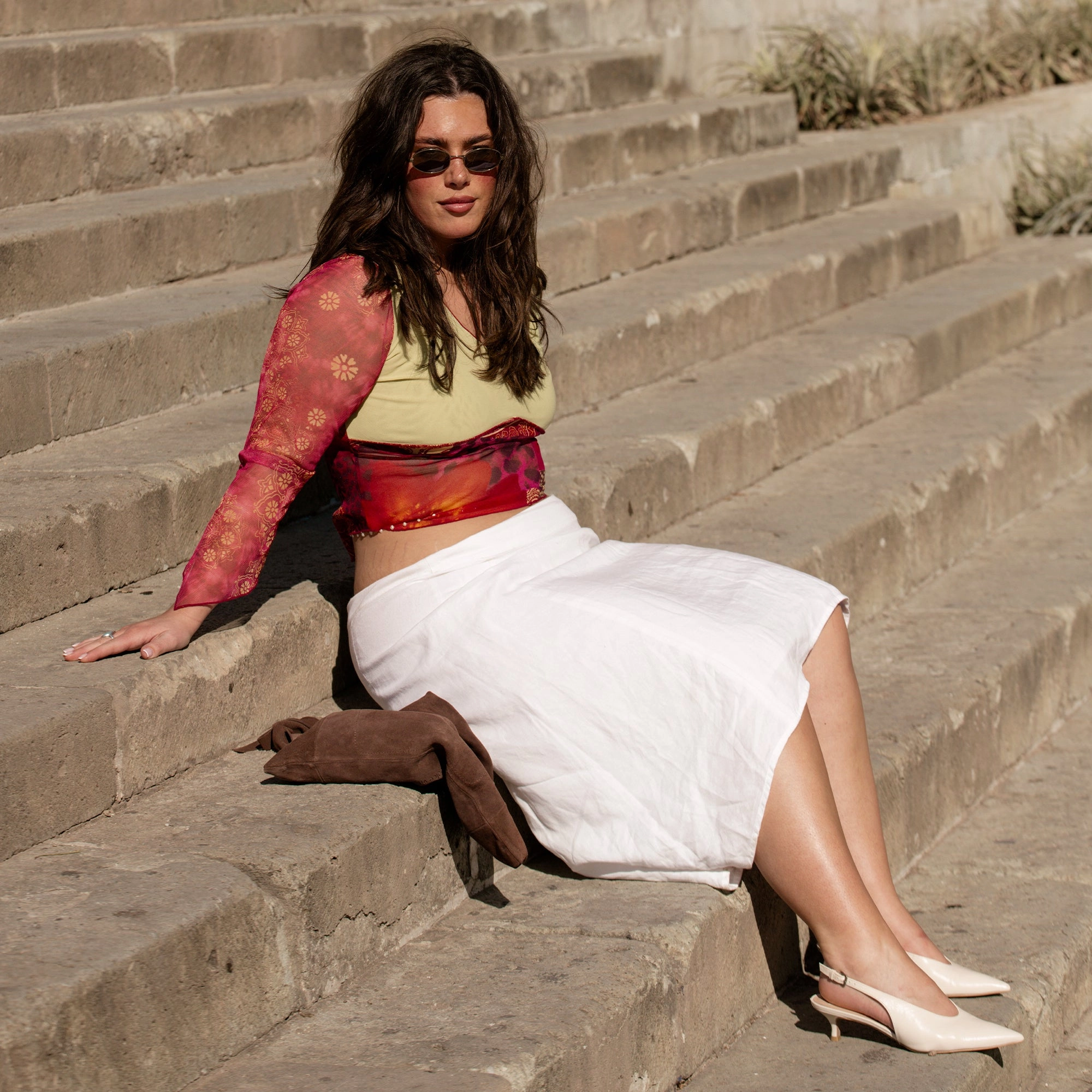 ALENNA HEELS BONE CRINKLE PATENT Fashionable Boots Stylish Pumps