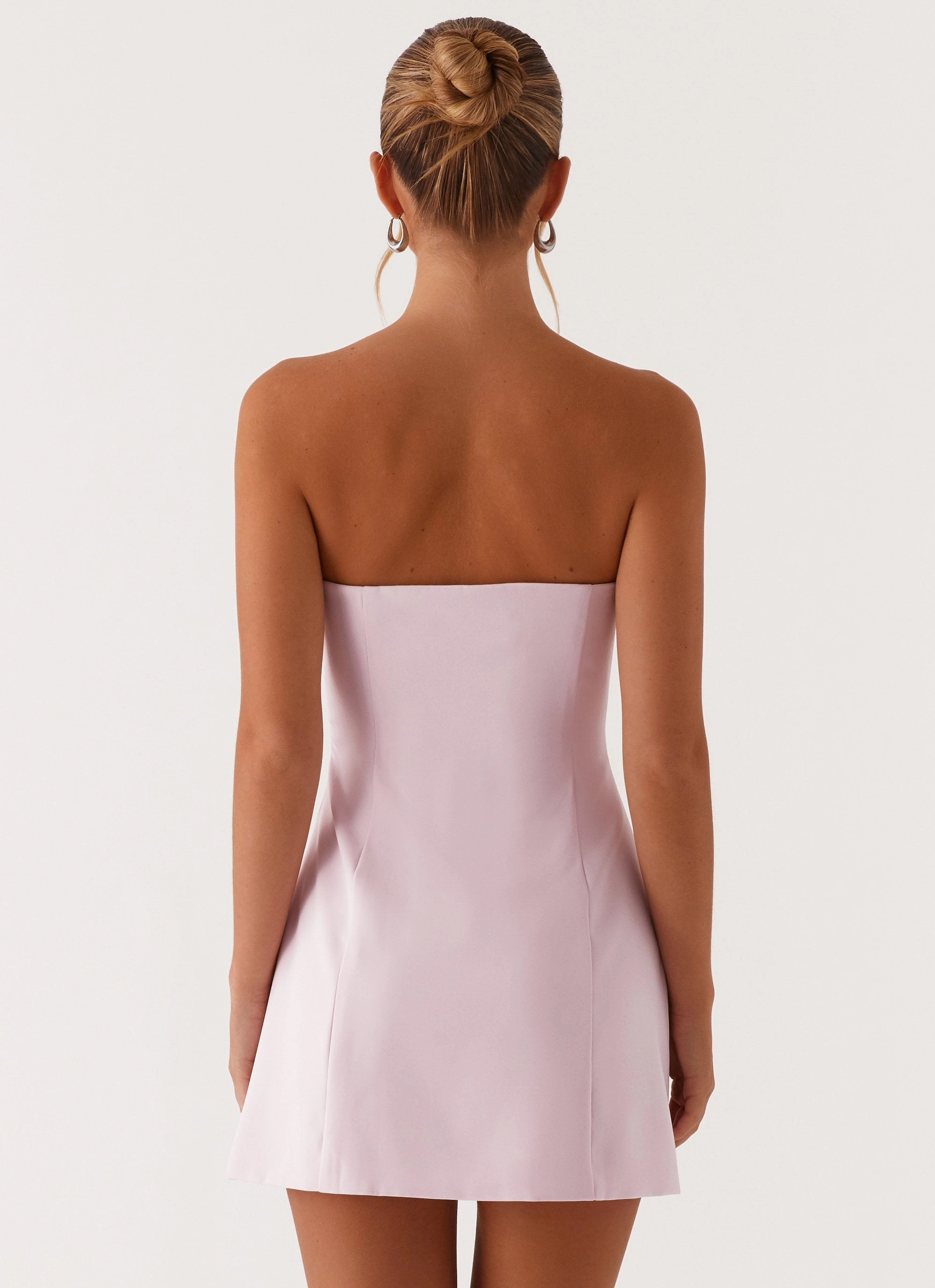 Patsie Strapless Mini Dress - Pink Summer Fashion