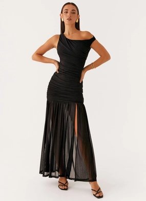 Mom Chic Pavilion Maxi Dress - Black