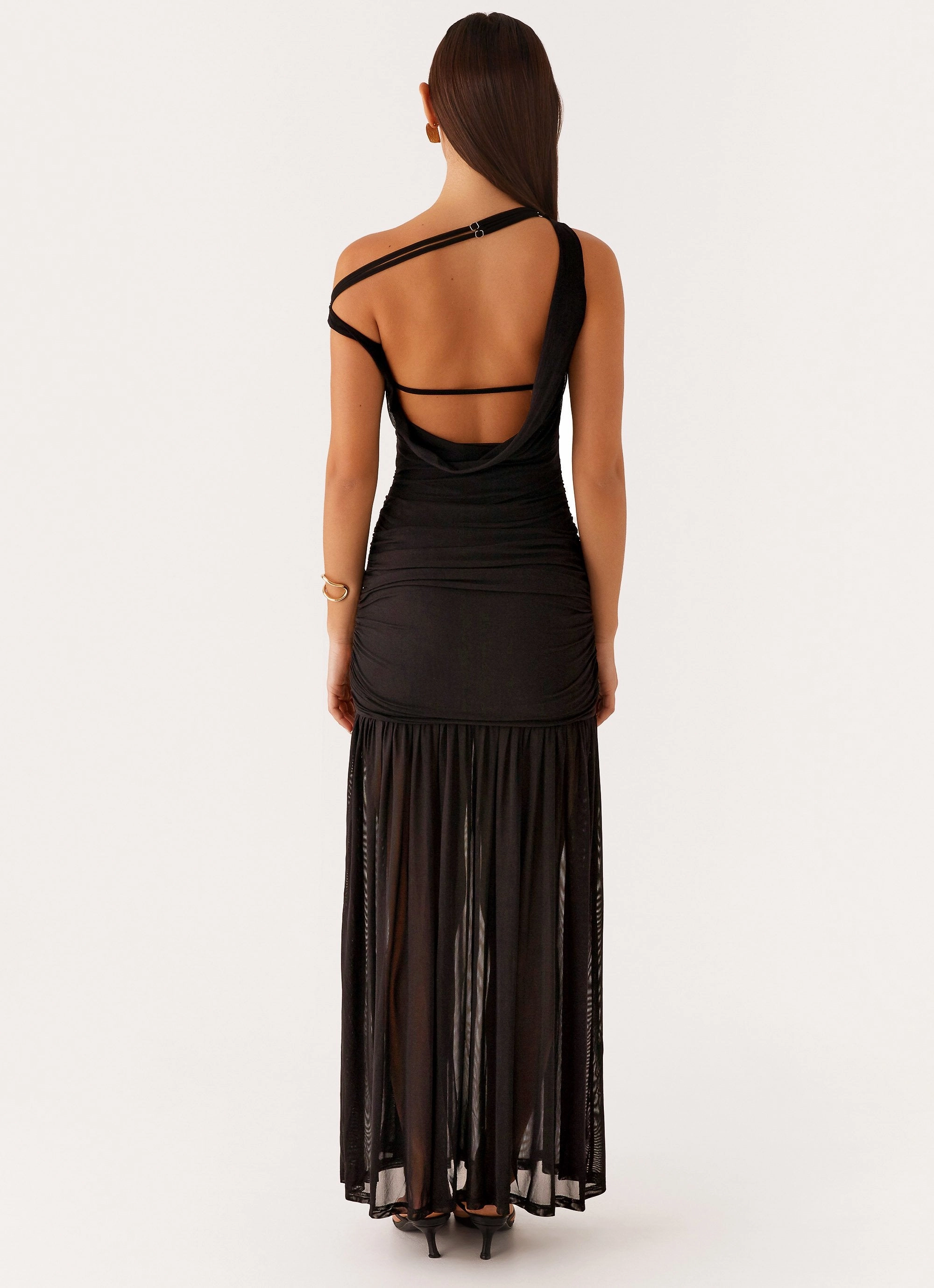 Feminine Comfort Pavilion Maxi Dress - Black