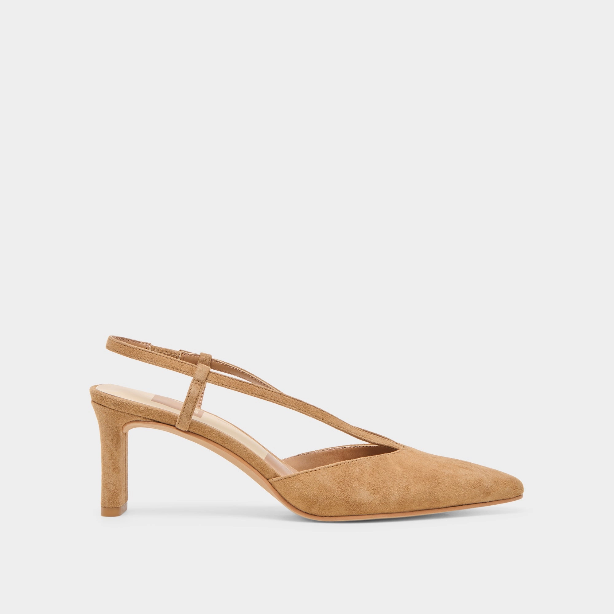 GINAY HEELS LT BROWN SUEDE Must Pick