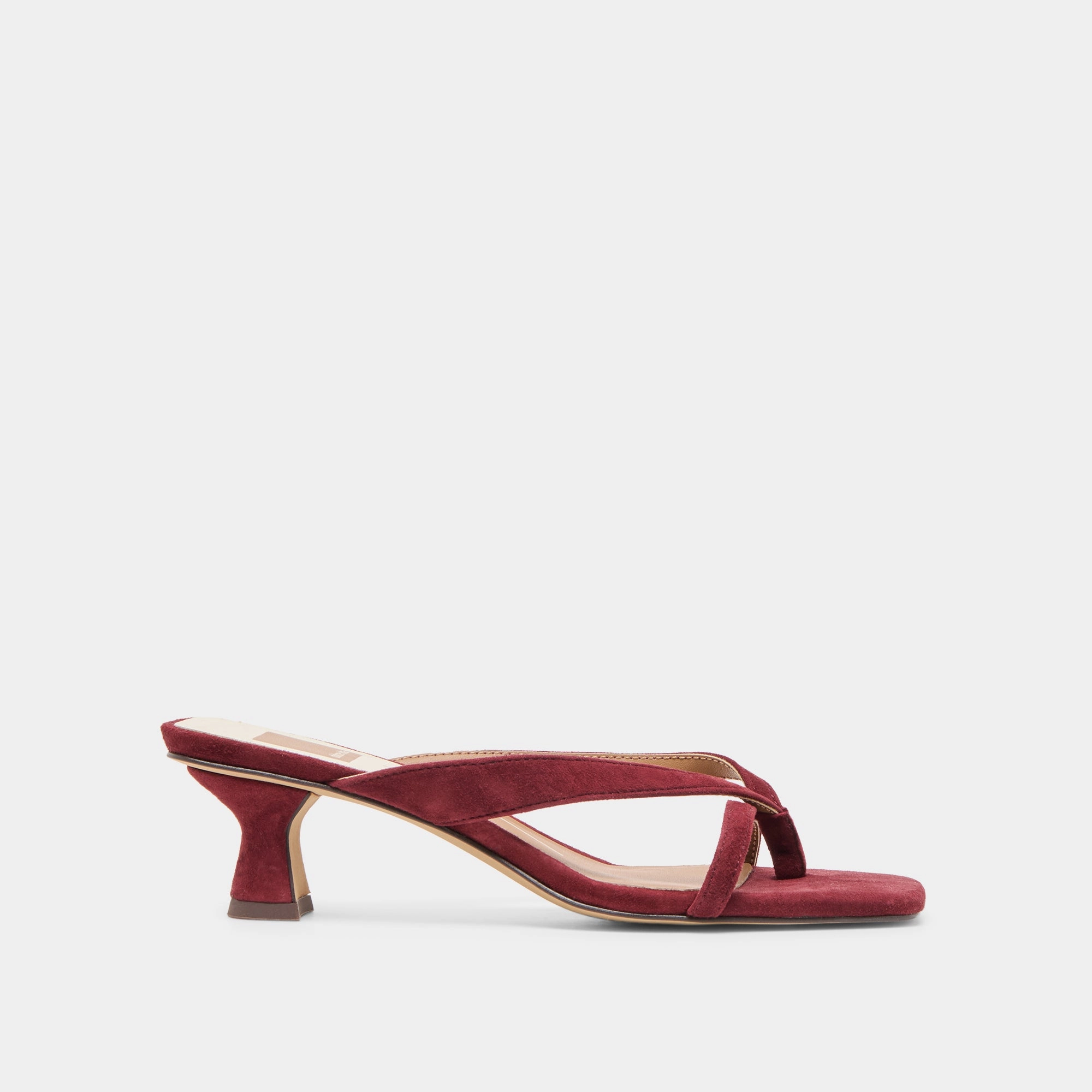 BREVEL HEELS OXBLOOD SUEDE Box Guard