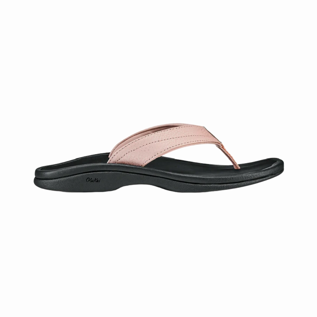 Women's Ohana - Petal Pink/Black (Regular Width) Gel Cushioning Quick Release Buckles