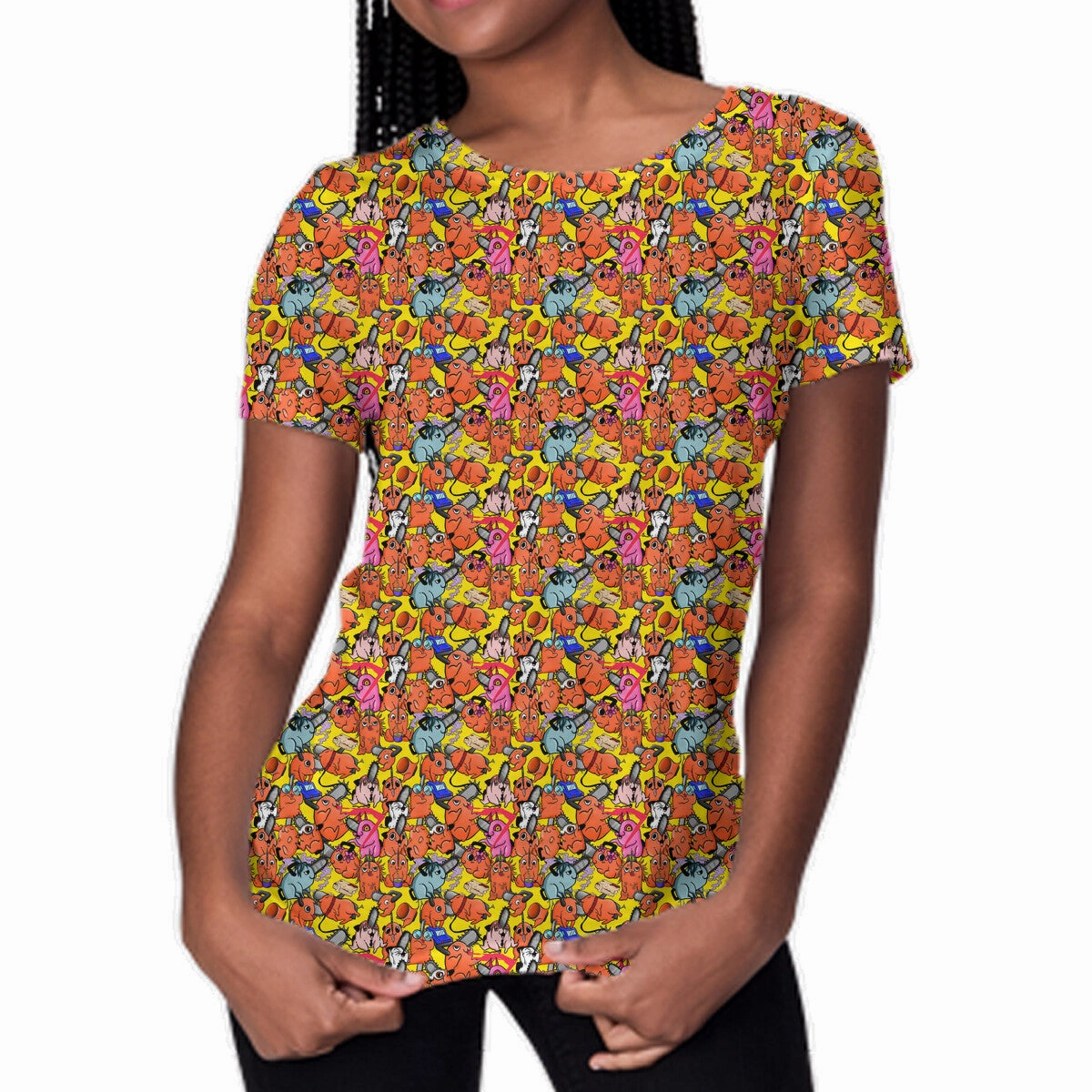 Pochita X Pochita Chilly Weather Style Drop Shoulder Cut