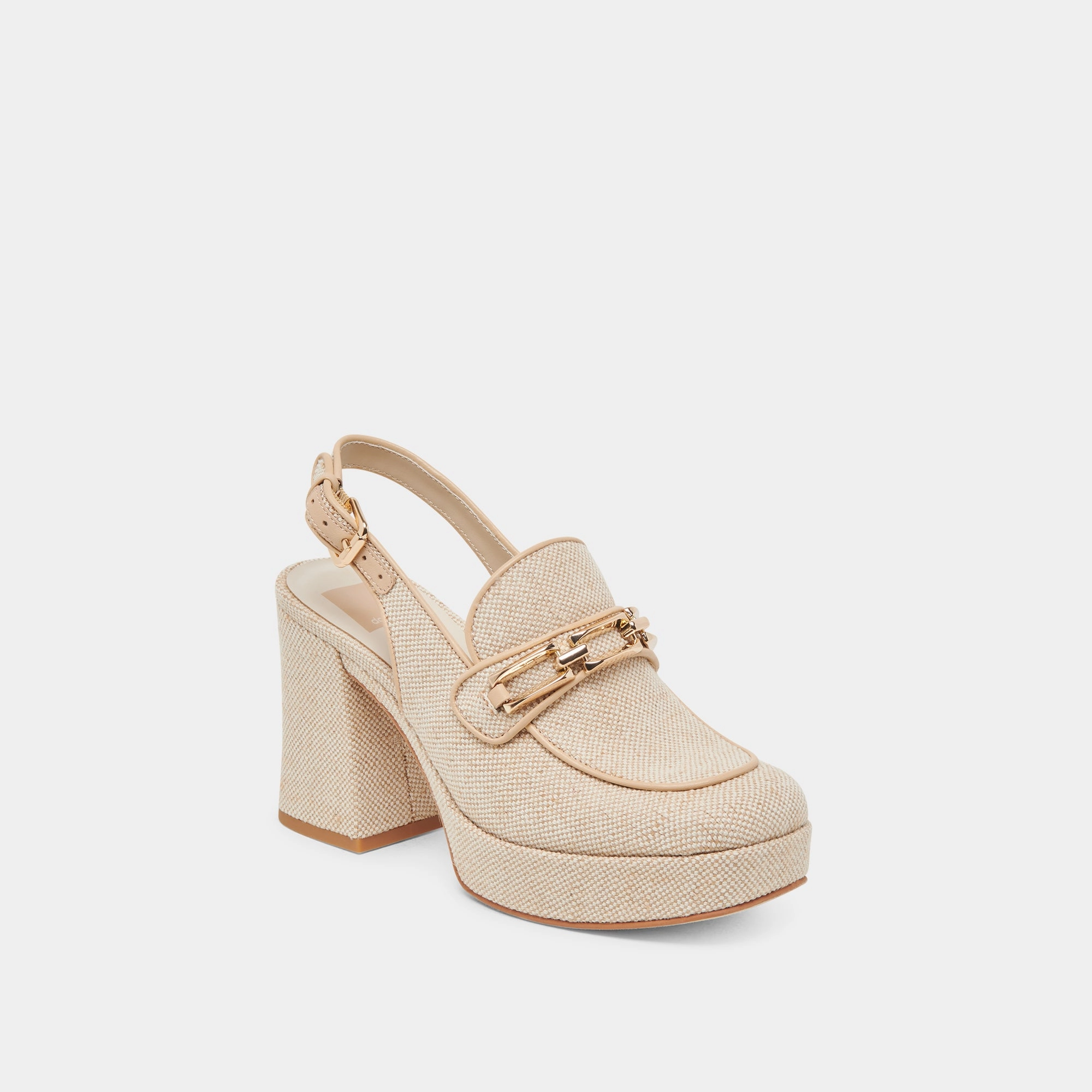 SIRUS HEELS SANDSTONE WOVEN Stylish Appeal