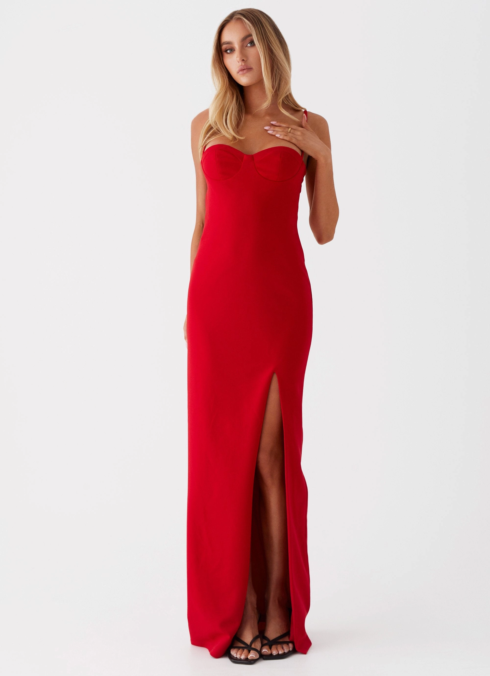 Chic Energy Stefanie Maxi Dress - Red