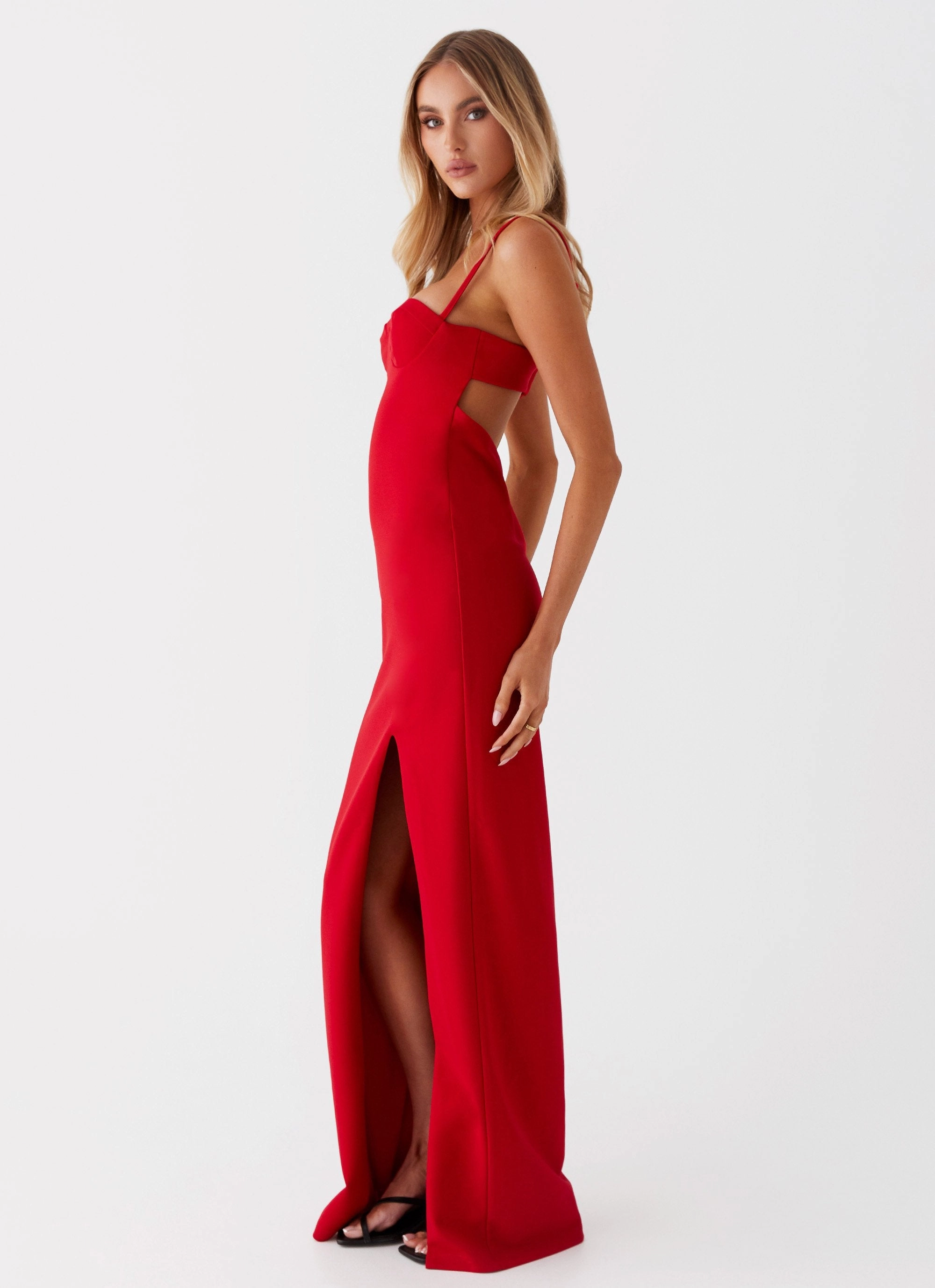 Stefanie Maxi Dress - Red Kind Glow Fresh Style