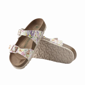 Women's Sydney Vegan (Birko-Flor) - Summer Floral Rose Anti Fatigue Technology Flexible Layers