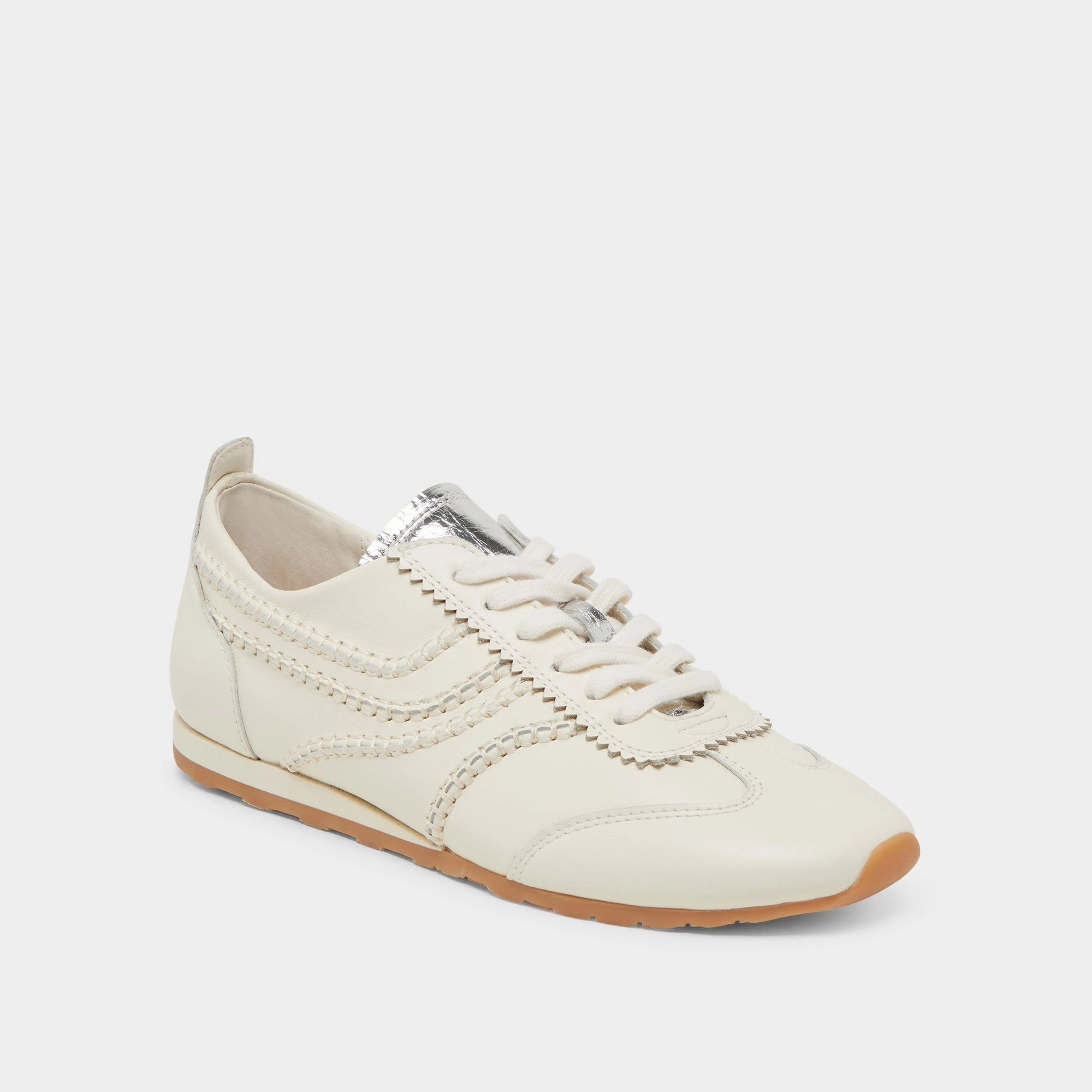 DELANY SNEAKERS OFF WHITE LEATHER Stylish Design Outdoor Fit