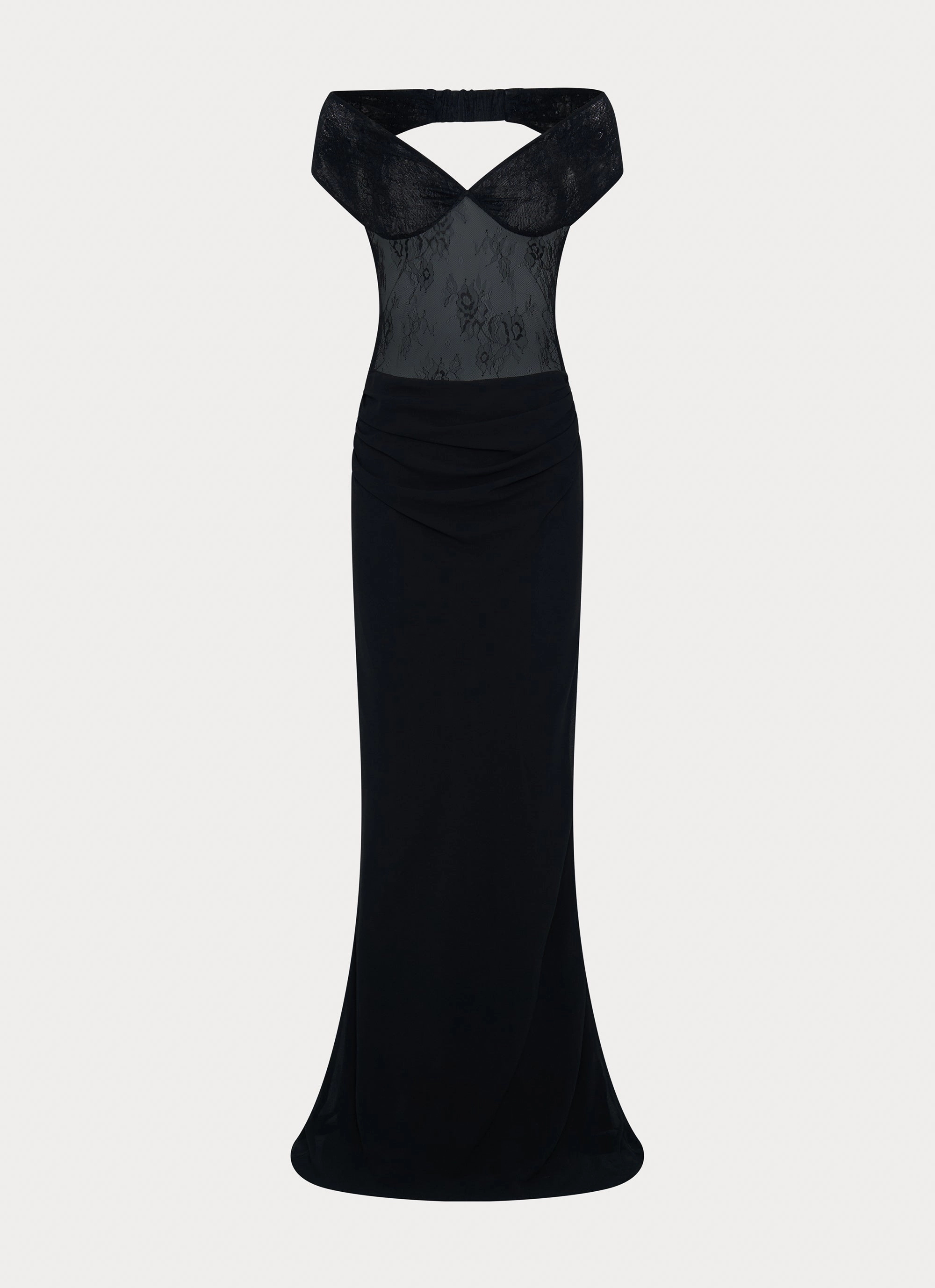 Elle Maxi Dress - Black Charming Comfort