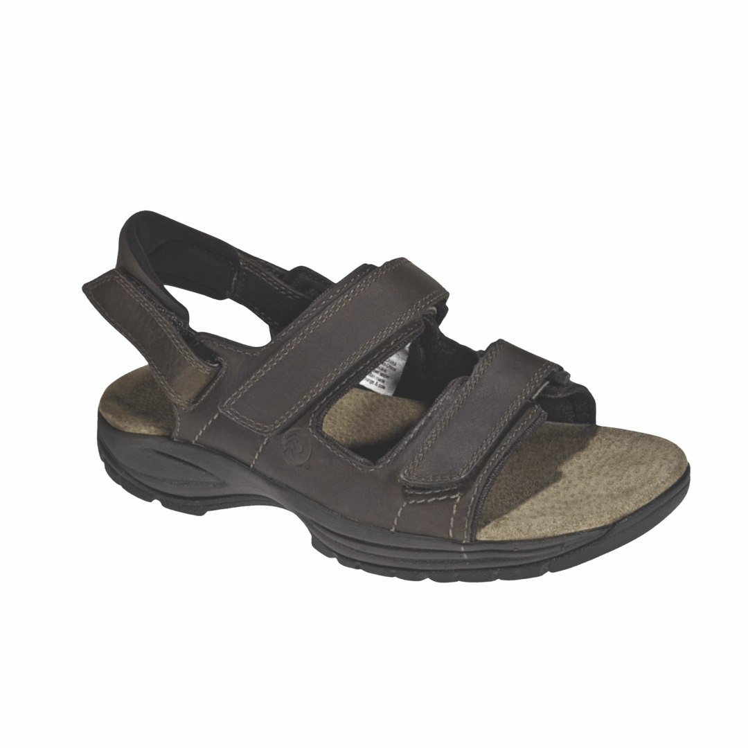 Footwear for Summer Summer Comfort Men's St. Johnsbury Sandal - Brown Leather (D Width)