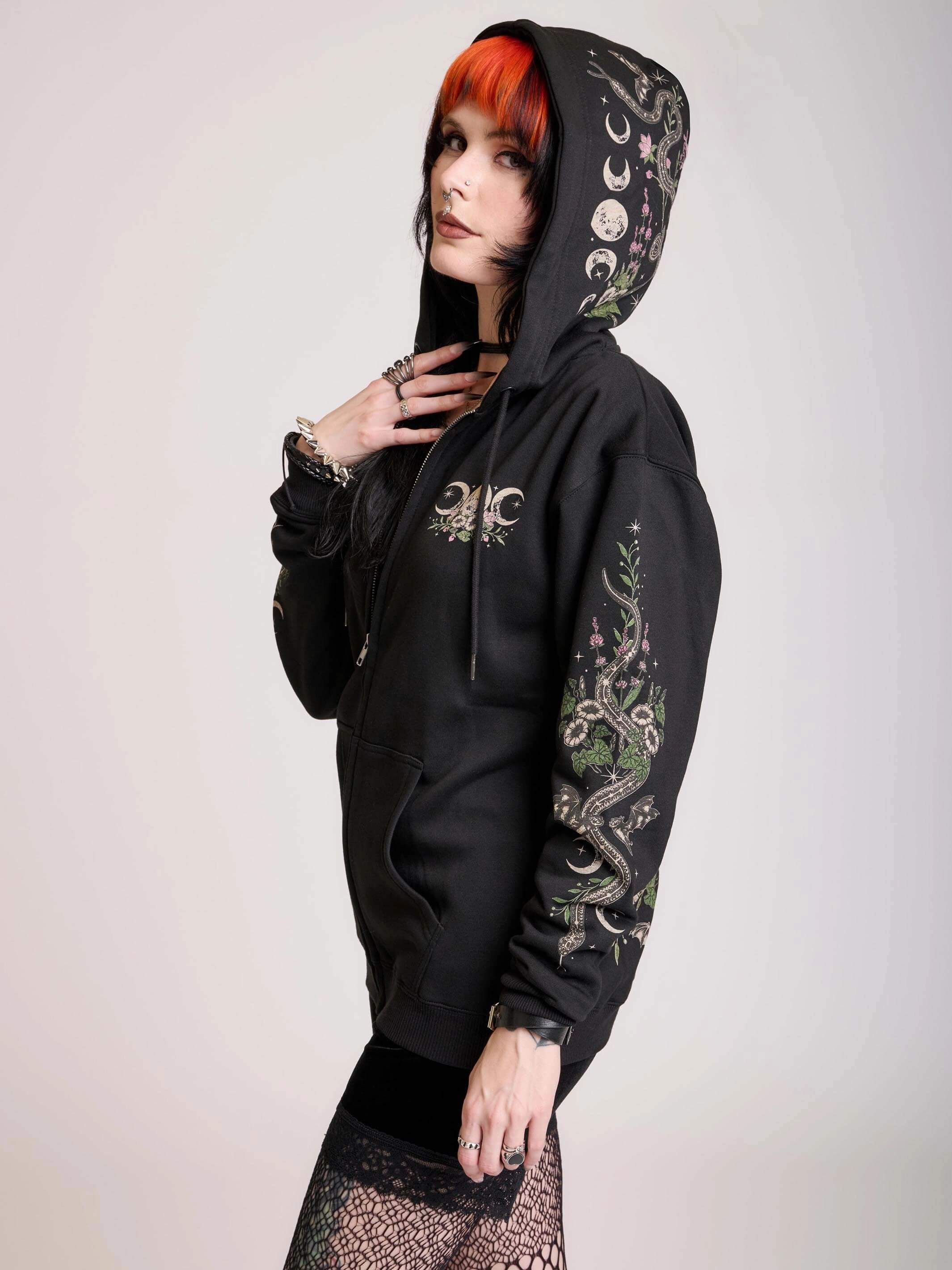 Soup Moon Phase Garden Hoodie