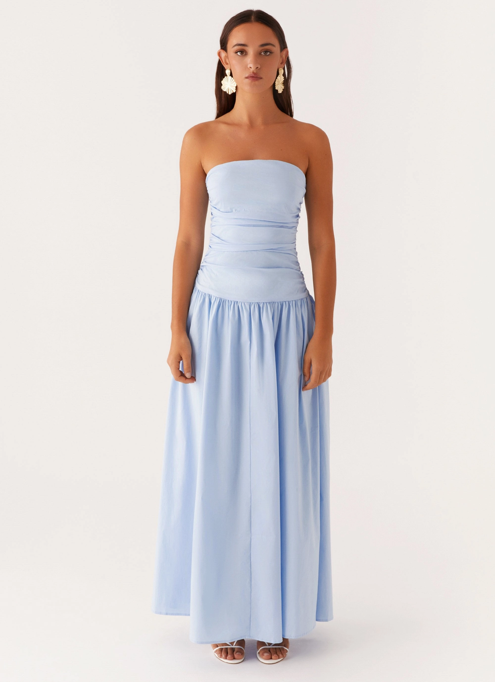 Youth Charm Urban Spirit Carmel Maxi Dress - Blue