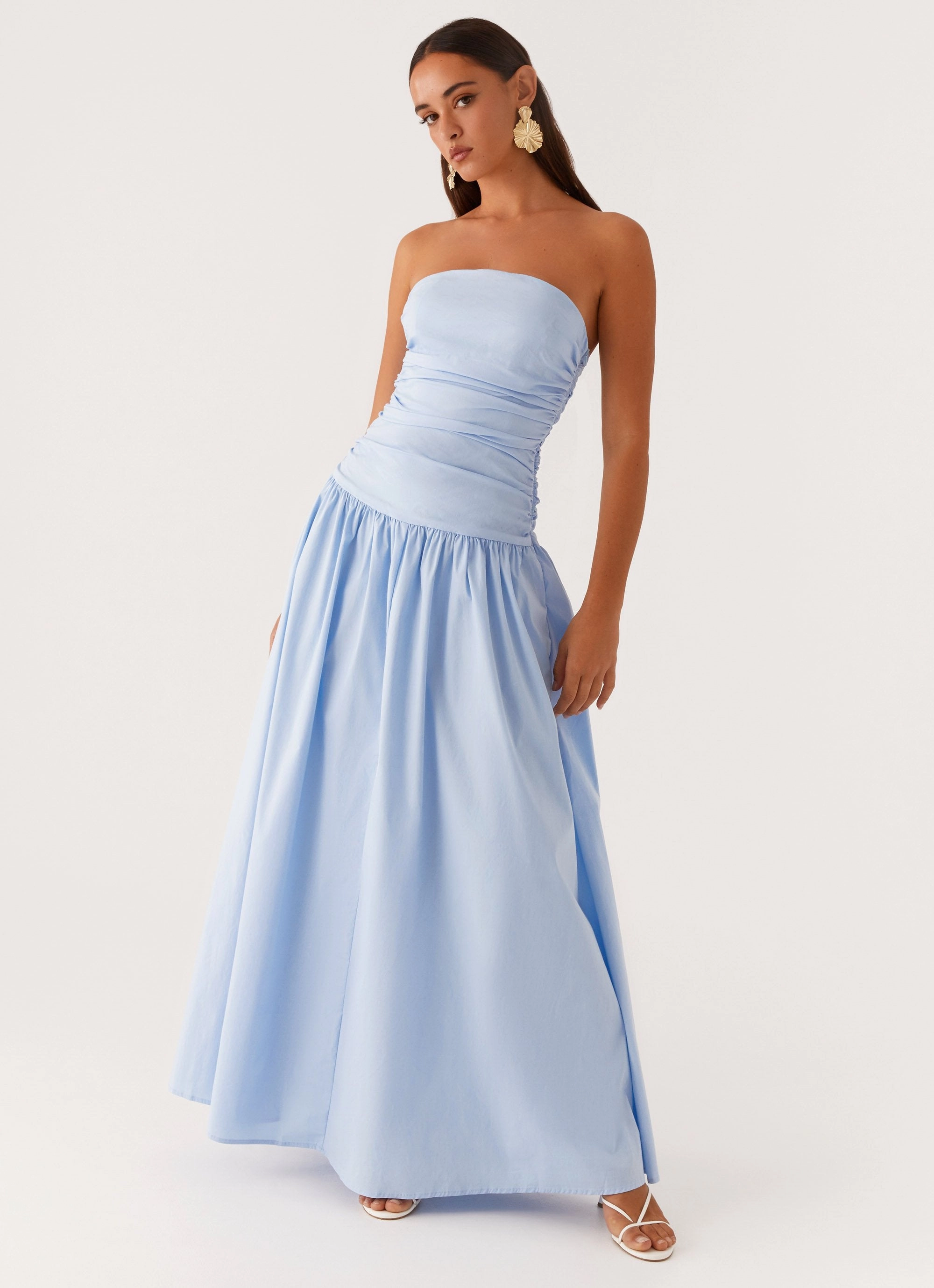 Carmel Maxi Dress - Blue Chic Tone