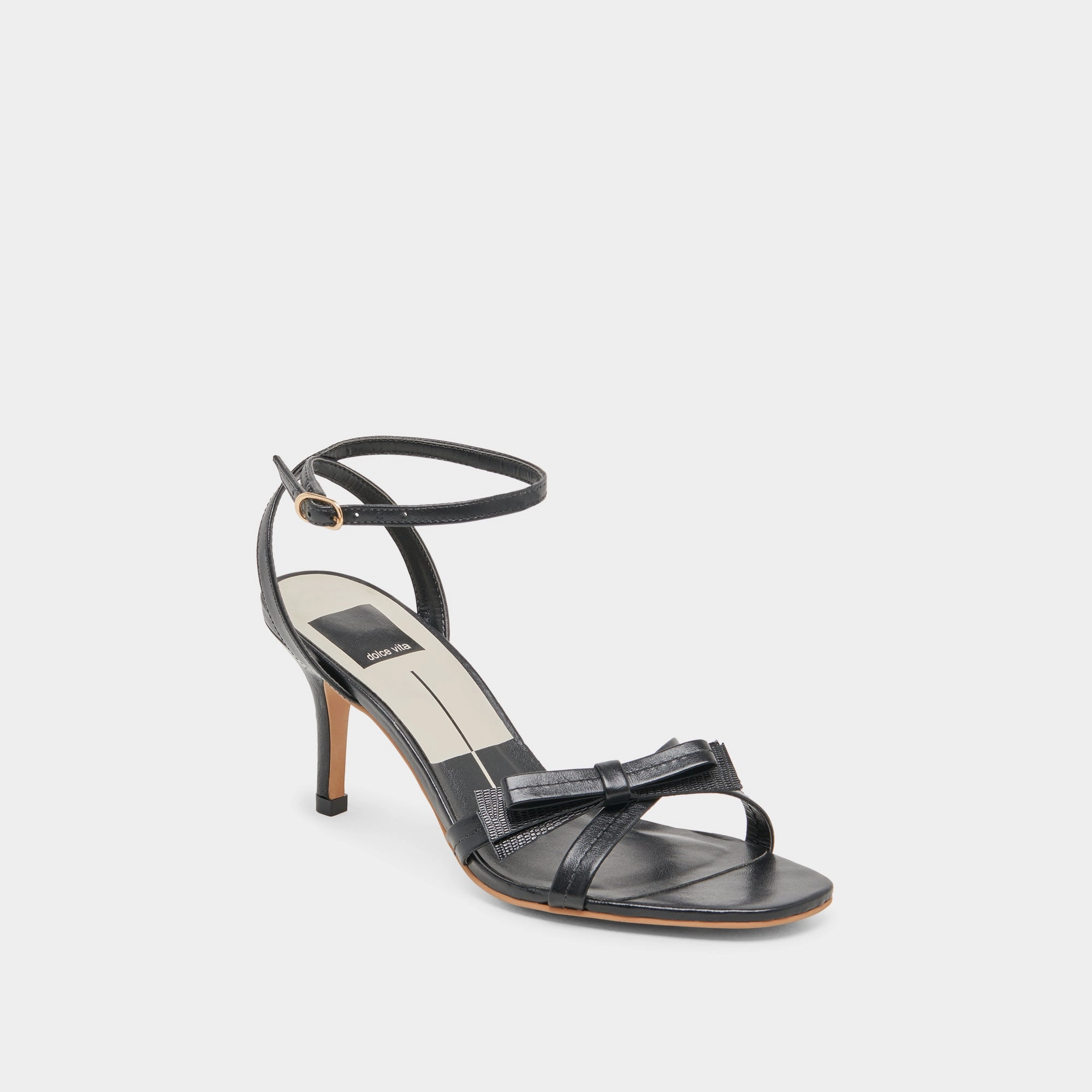 Summer Sandals Street Edge GALOR HEELS BLACK LEATHER