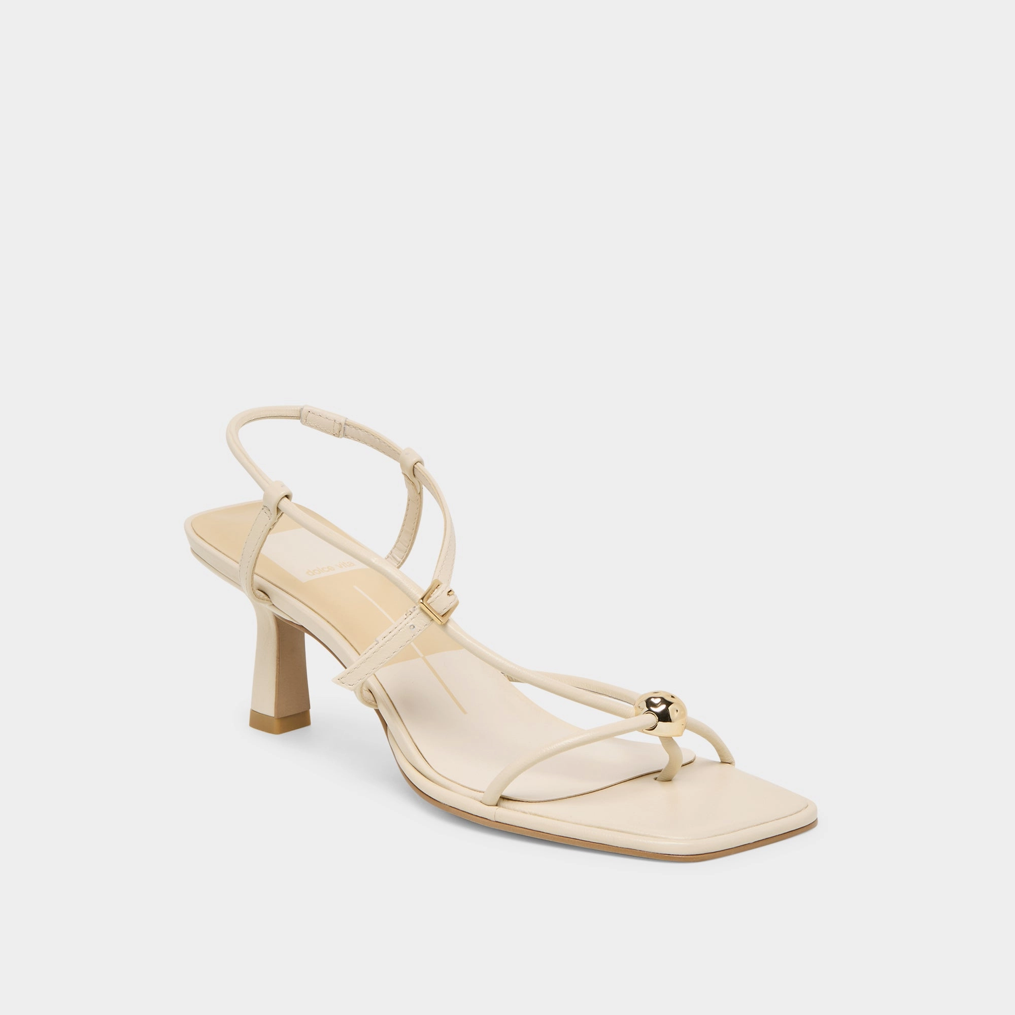 MYLEE HEELS CREME LEATHER Footwear Essential