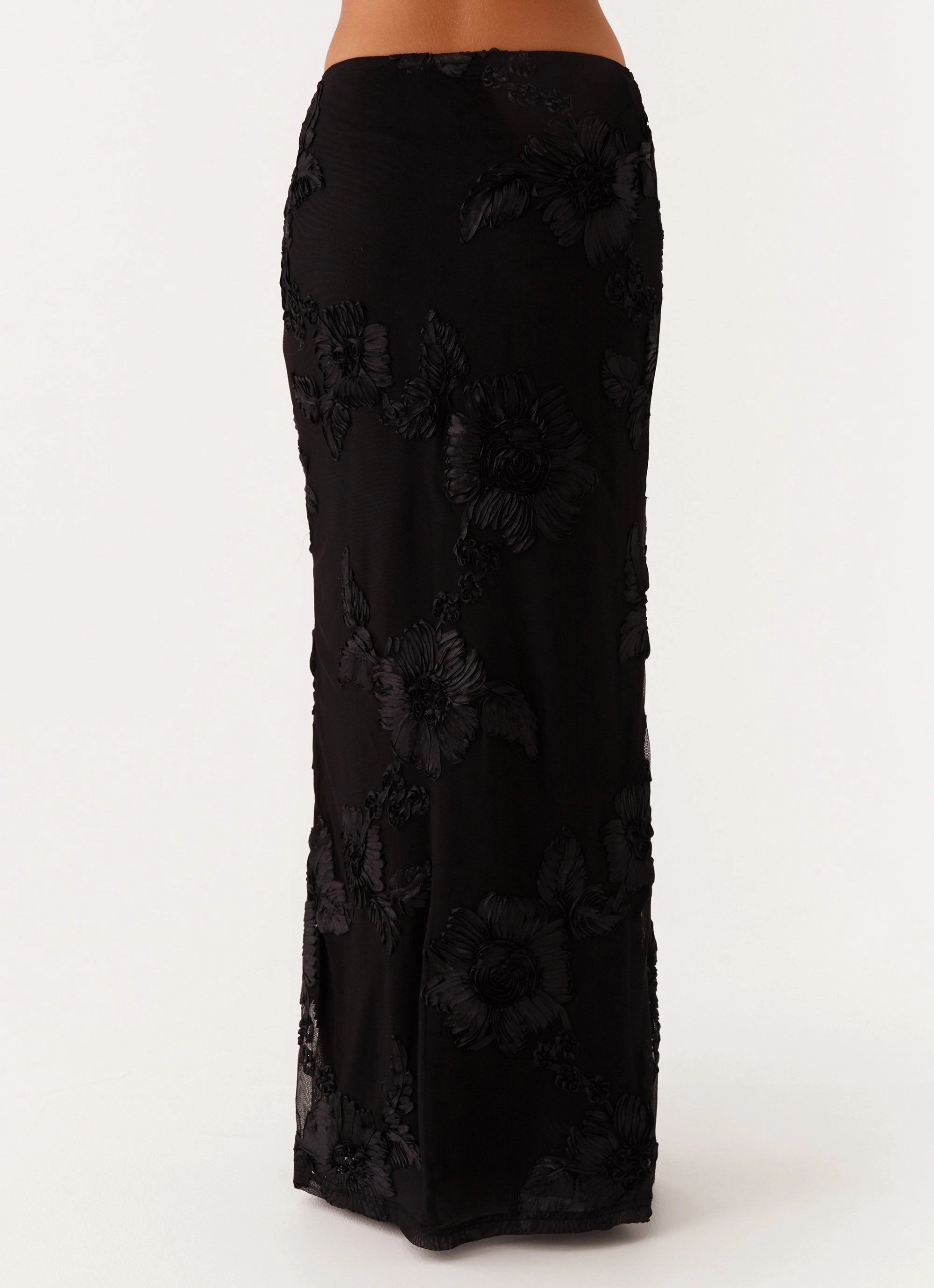Radiate Maxi Skirt - Black Bold Mood