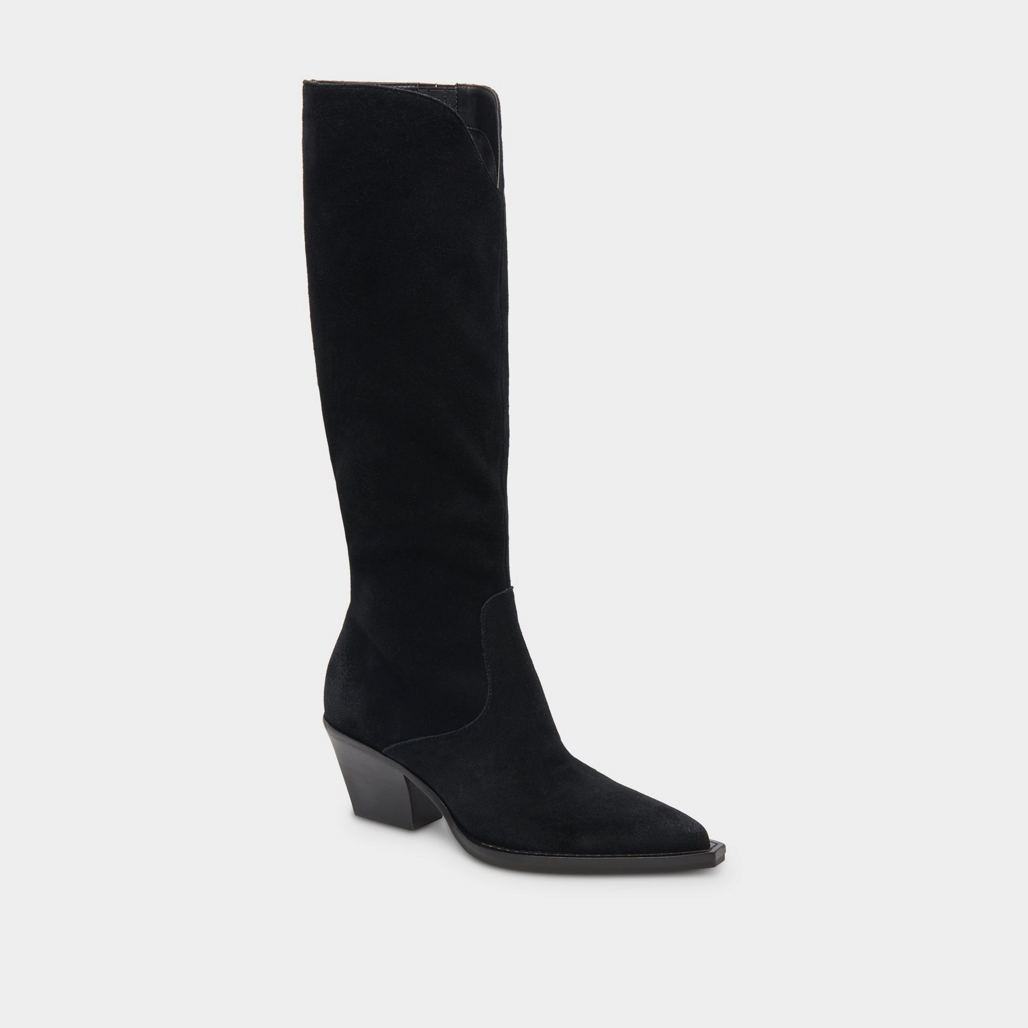 Cold-resistant Wind Barrier RAJ EXTRA WIDE CALF BOOTS ONYX SUEDE