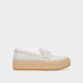 RANNA LOAFERS IVORY LEATHER All-day Traction