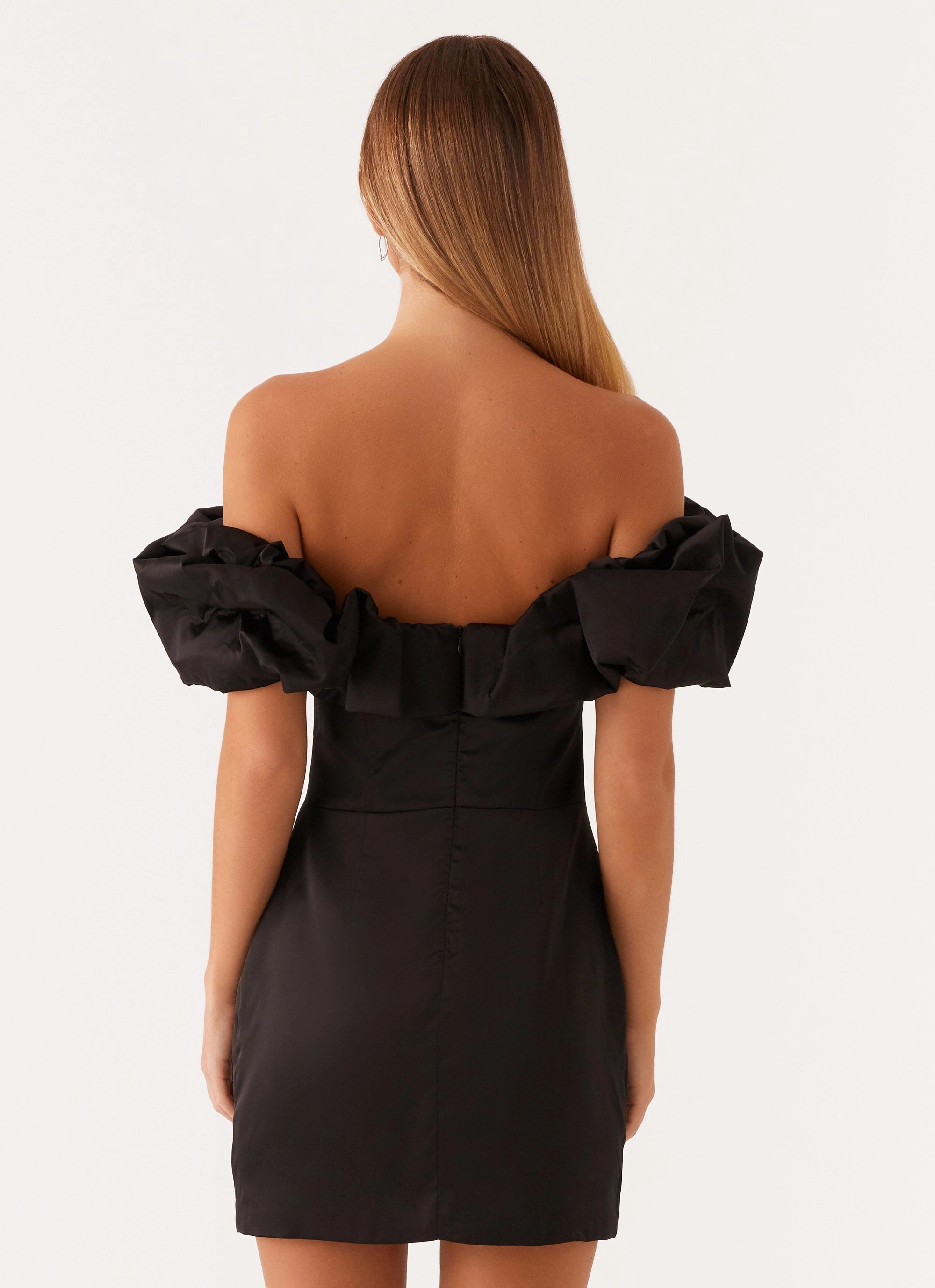 effortless grace Read My Mind Mini Dress - Black