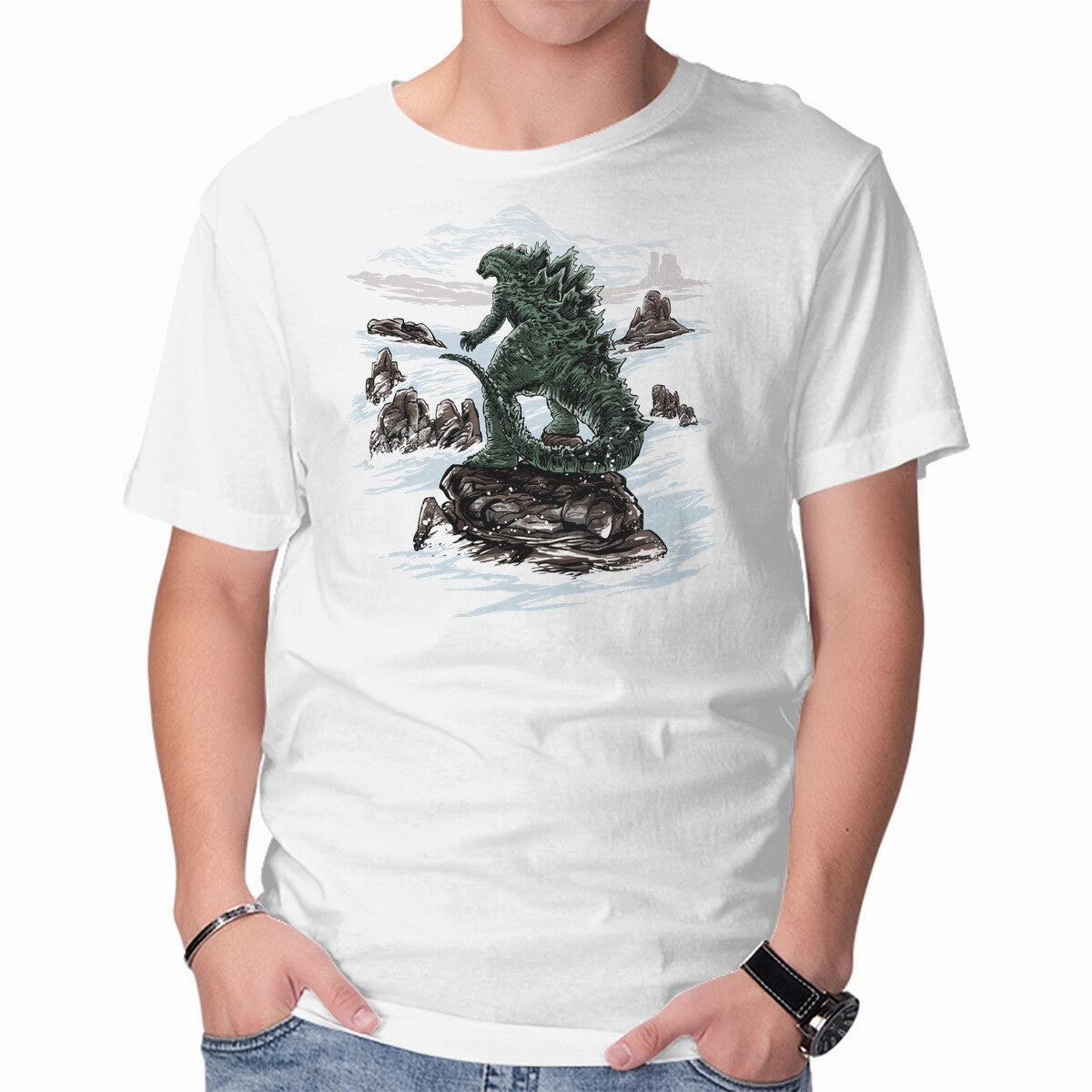 Light Layer Office Casual Kaiju Above The Sea Of Fog