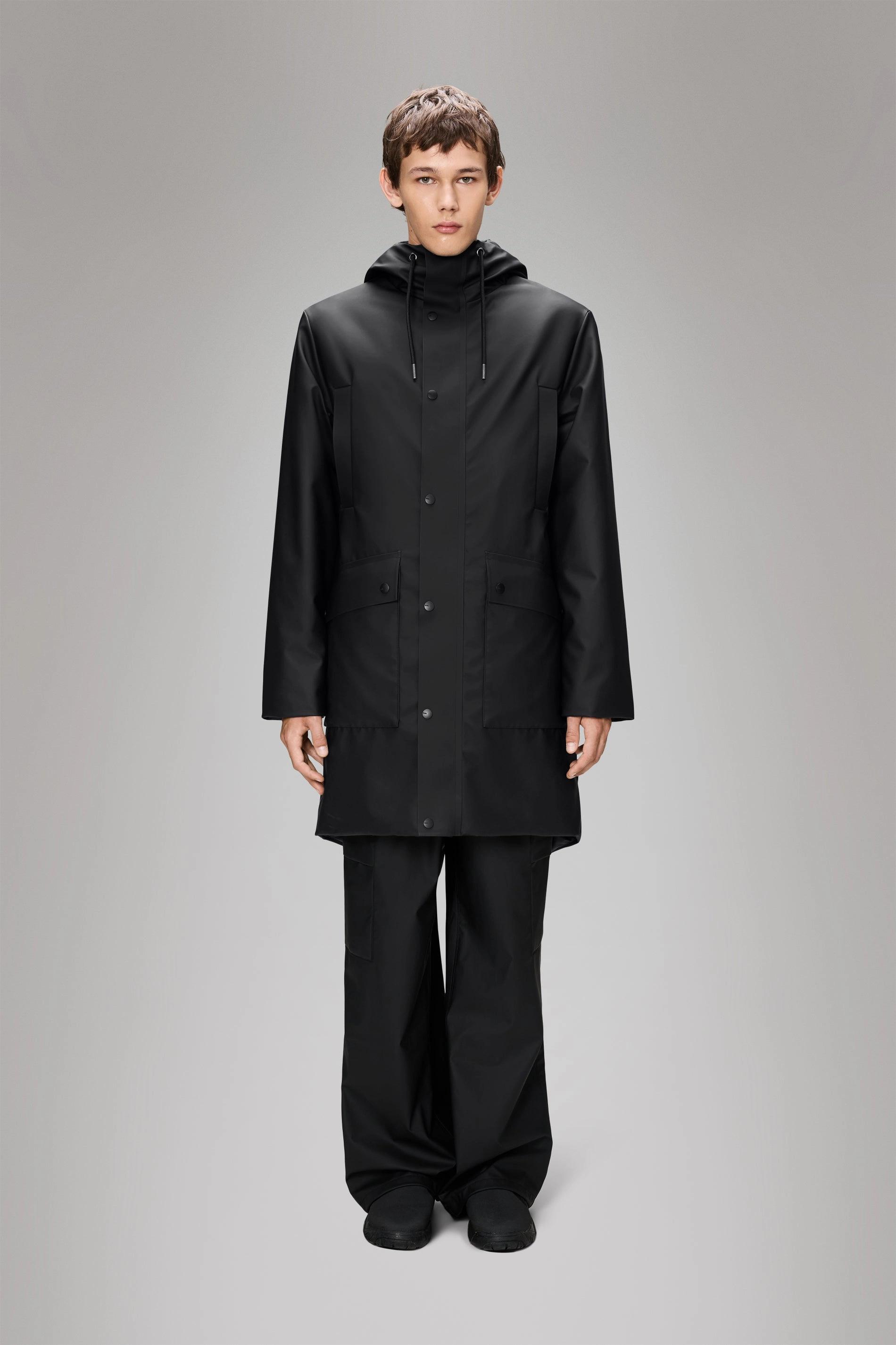 Cozy Texture Nome Long Parka