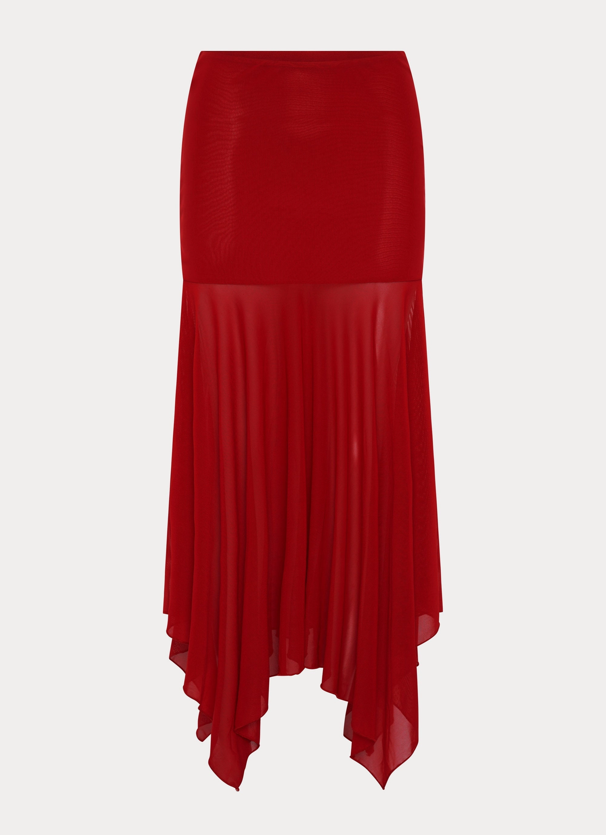 Dionne Maxi Skirt - Red No Ride Up Design innovation