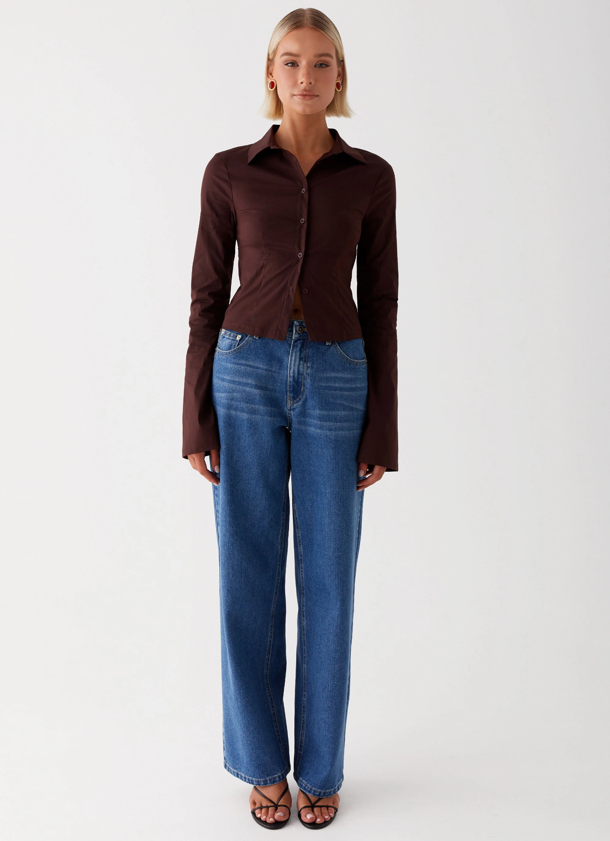 Leisure Wear Keanna Low Rise Jeans - Indigo