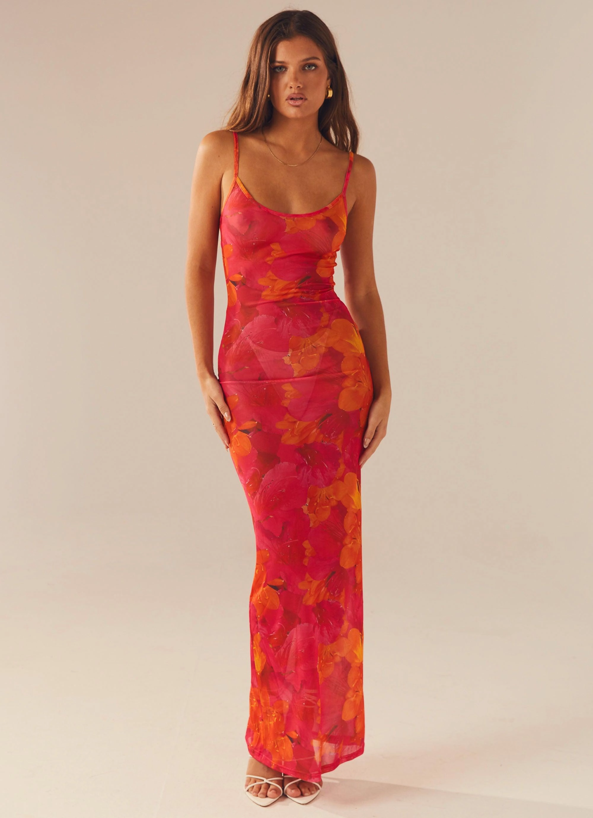 Love On The Run Maxi Dress - Floral Sun Easy Comfort Look Soft Shape