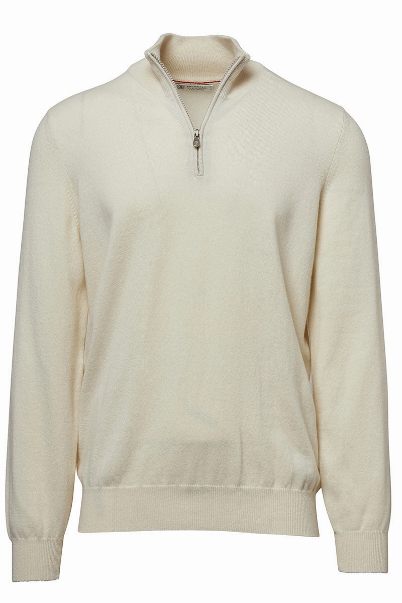 Cashmere Quarter Zip Sweater Modern Knitwear