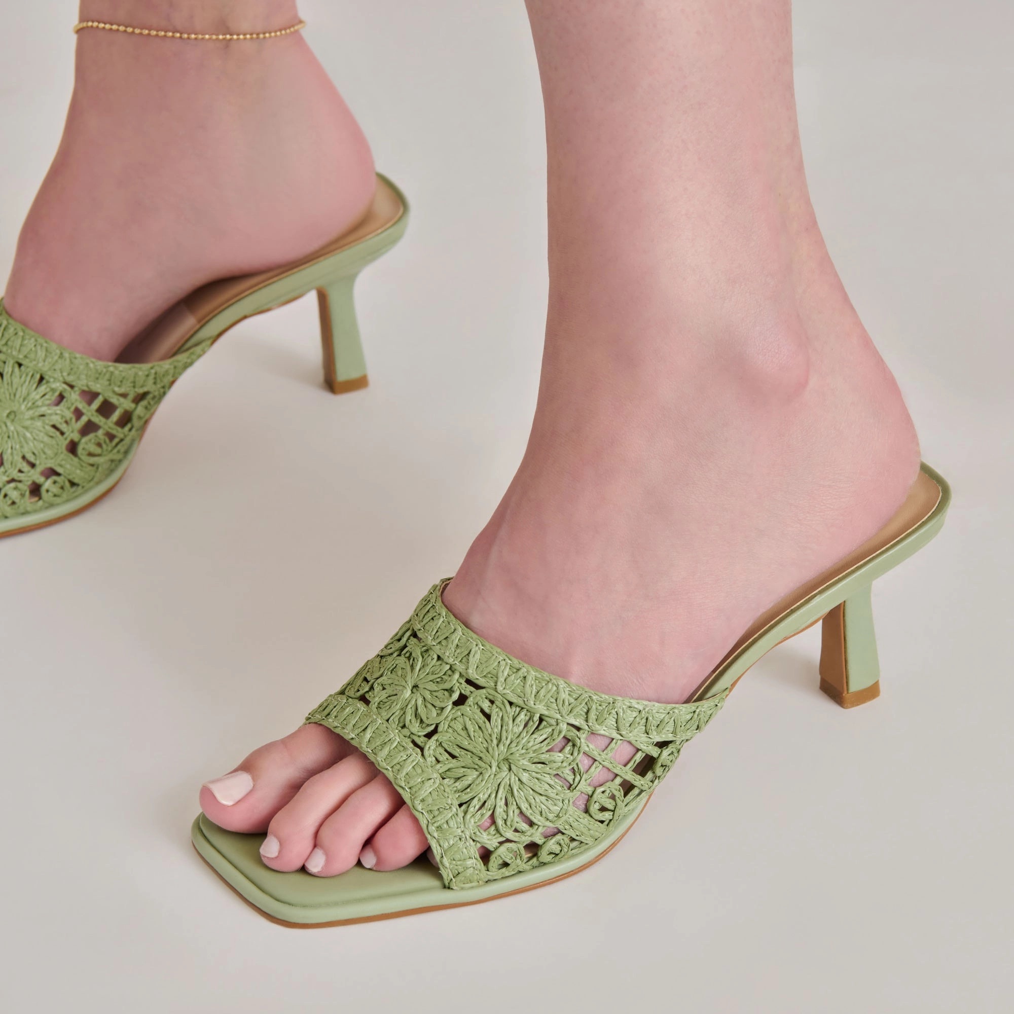 MAYLAH HEELS SAGE MACRAME Iconic Finish