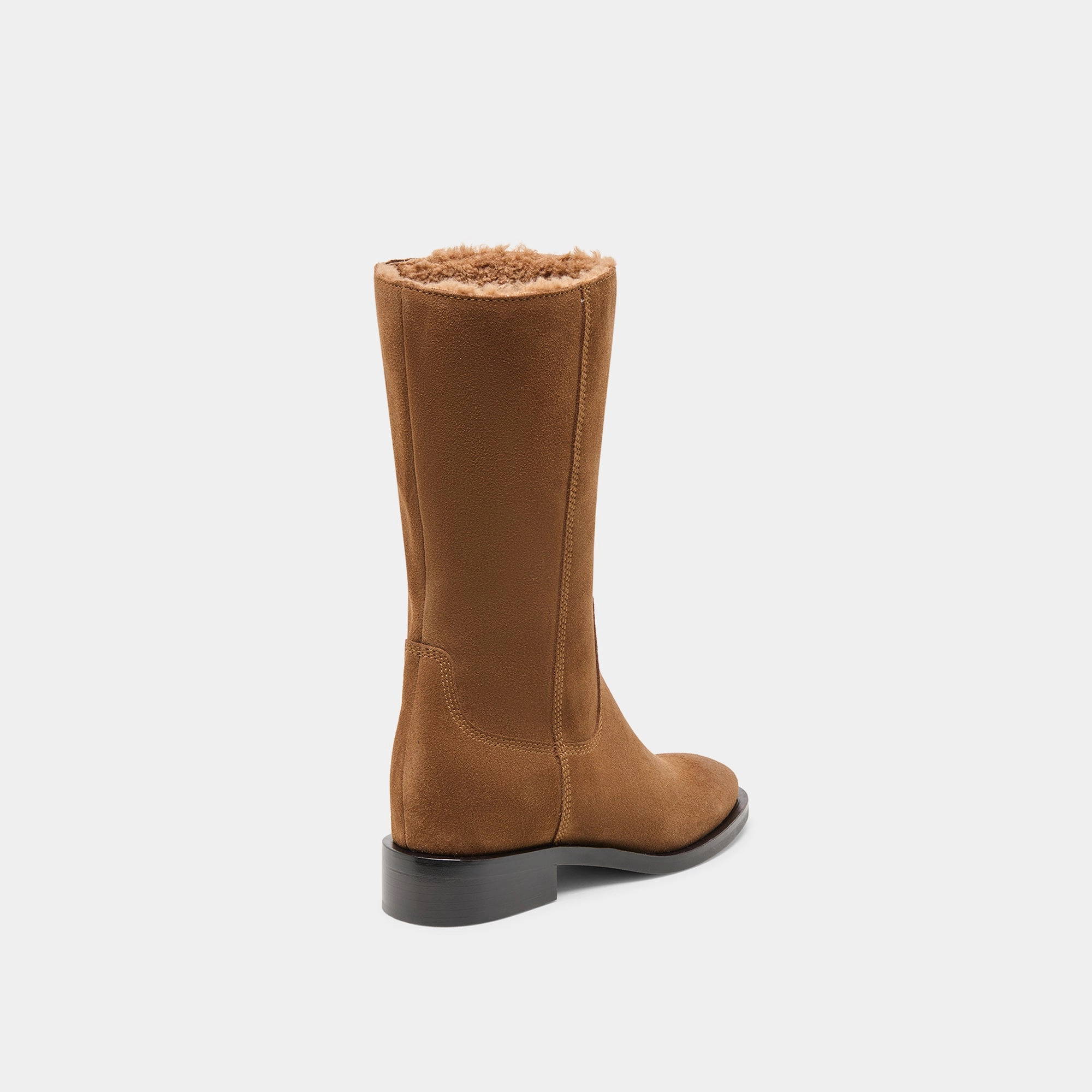 Tactile Grip Pattern Gloss Shine KEDRA H2O BOOTS CHESTNUT SUEDE