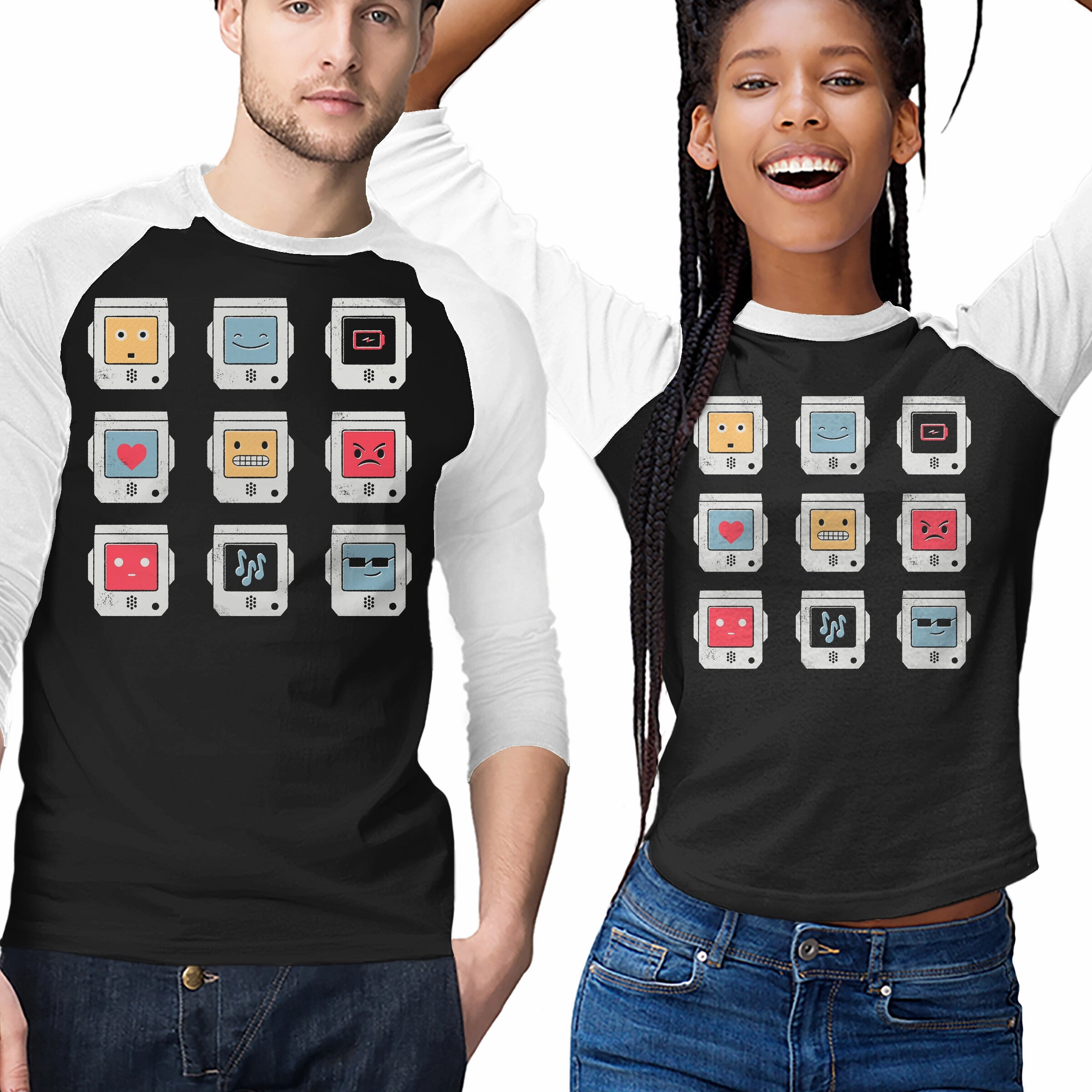 Robotic Emojis Sporty Comfort Fit QuickDry