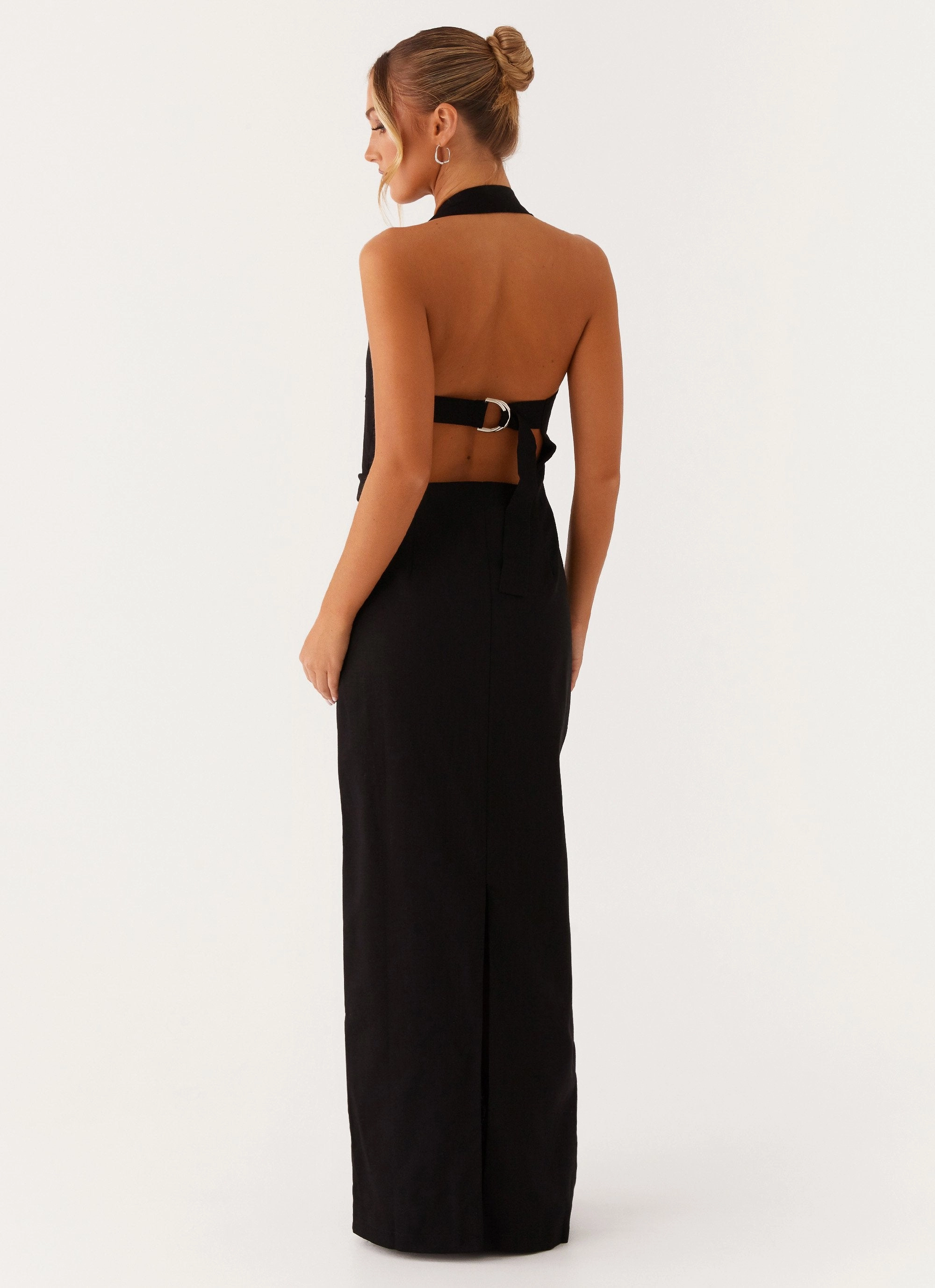 Rumour Has it Maxi Dress - Black Cool Palette