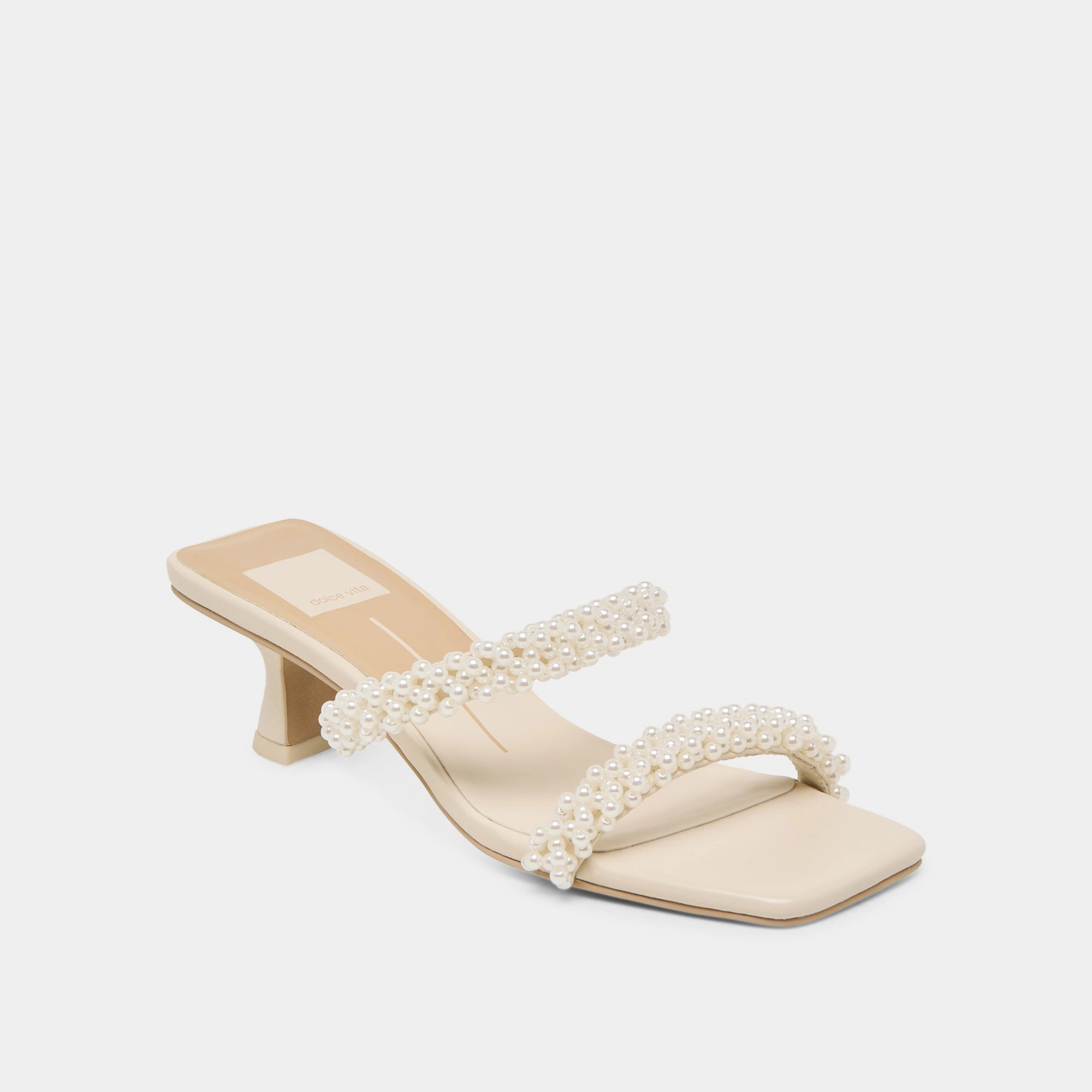 BONI PEARL HEELS VANILLA STELLA Sleek Profile