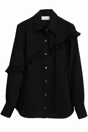 Retro Vibe birthday celebration Ruffle Shirt